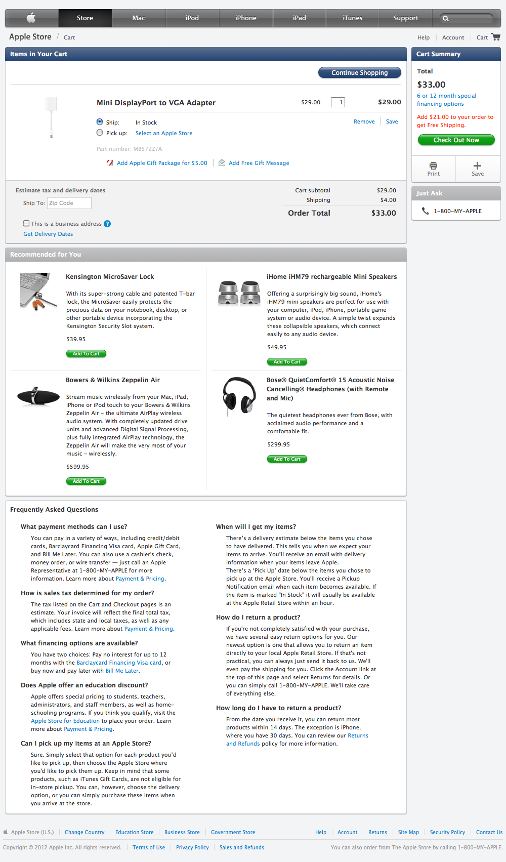 Desktop screenshot of Apple