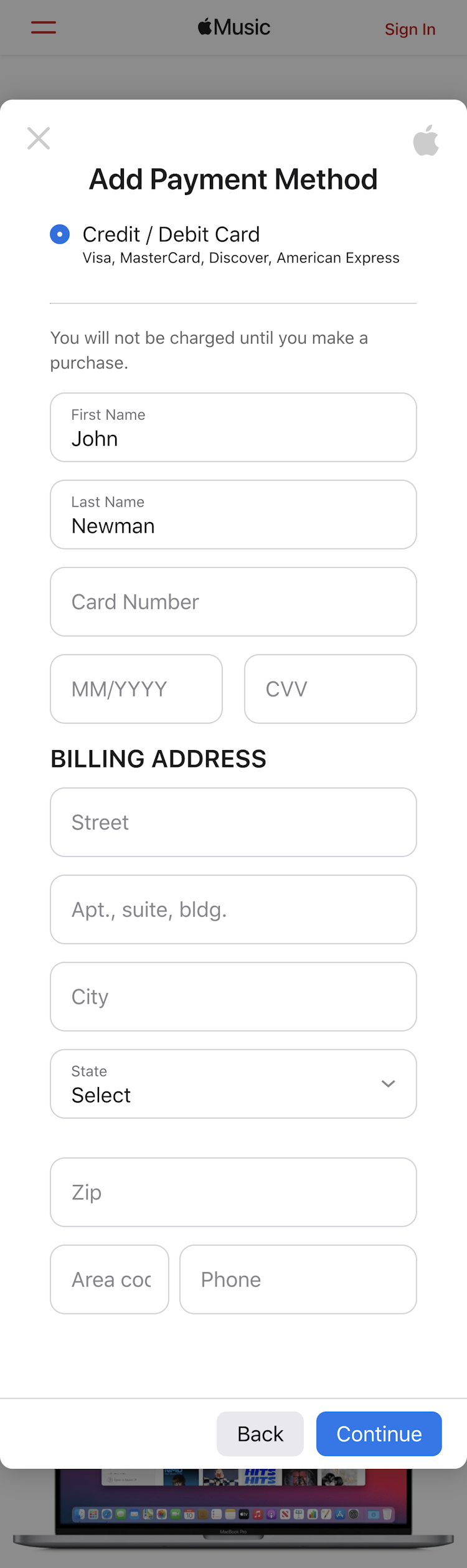 Apple Music s Mobile Payment 389 Of 915 Payment Examples Baymard apple-music-s-mobile-payment-389-of-915-payment-examples-baymard