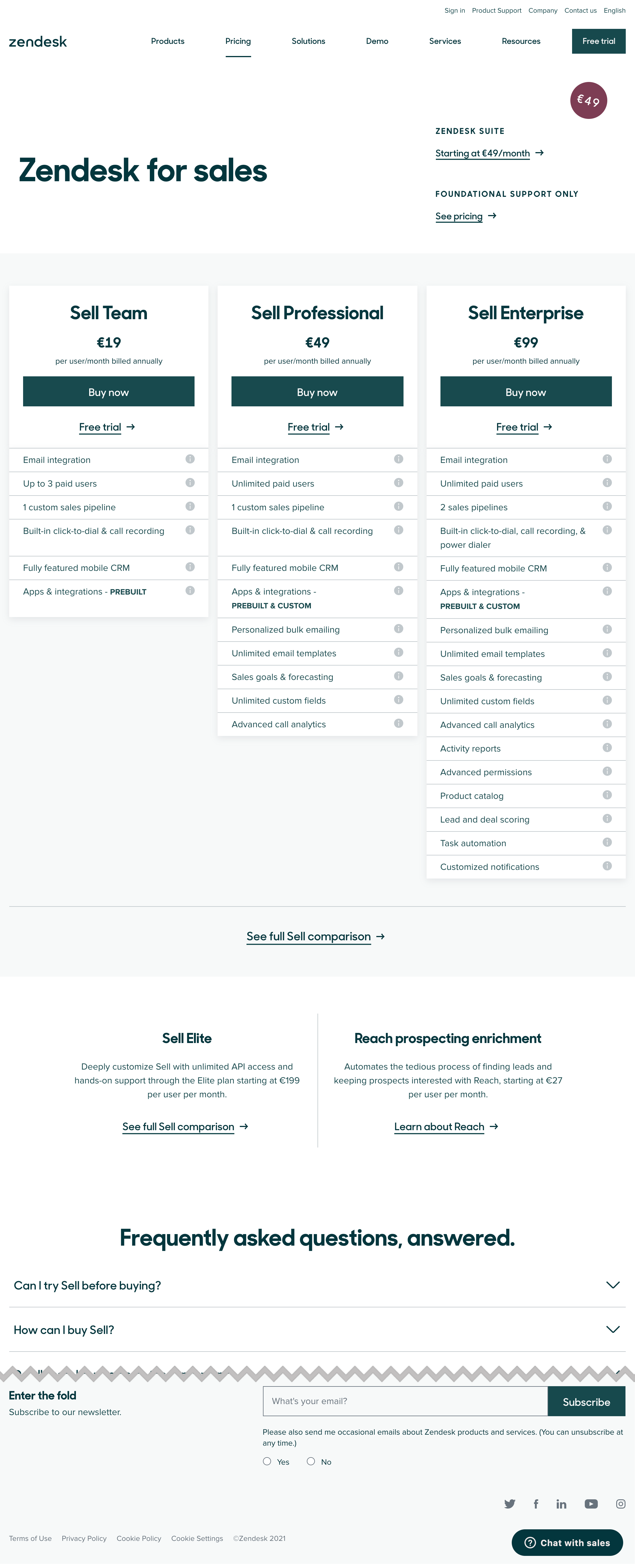 Desktop screenshot of Zendesk