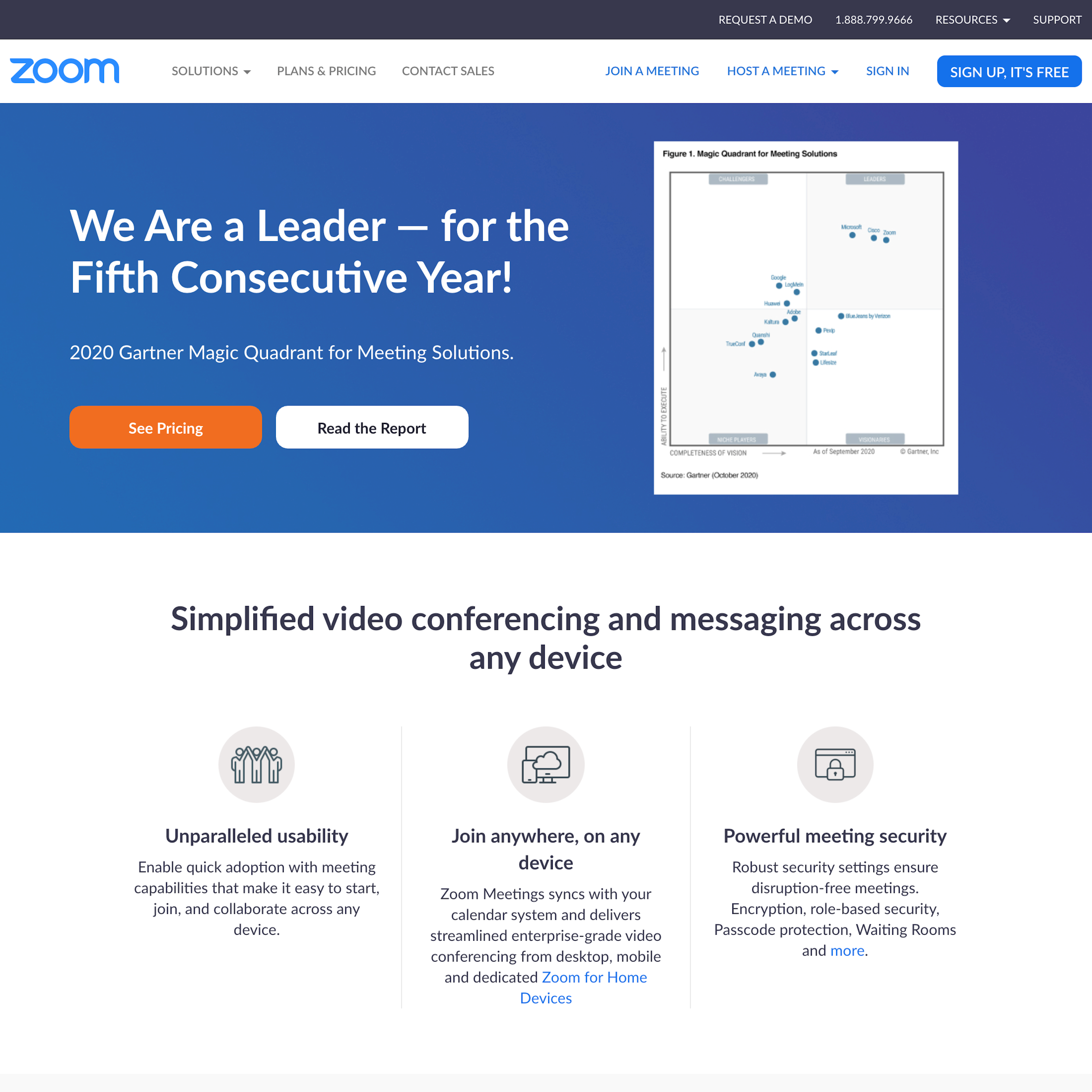Desktop screenshot of Zoom