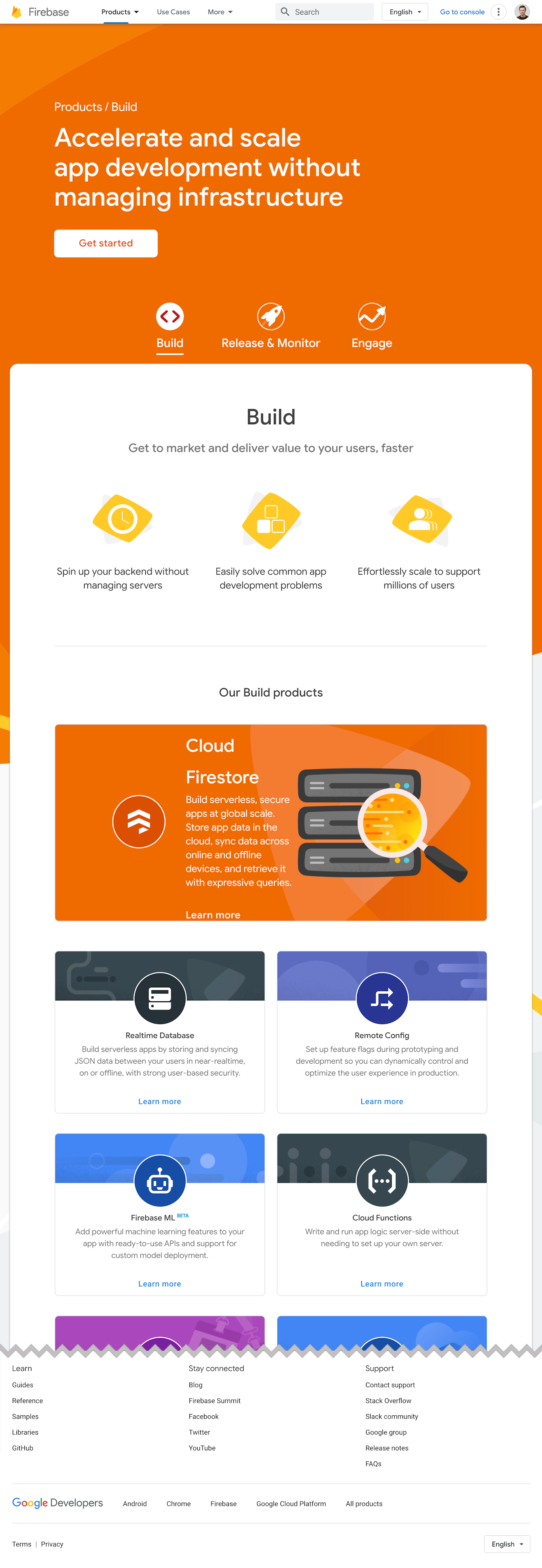 Desktop screenshot of Firebase