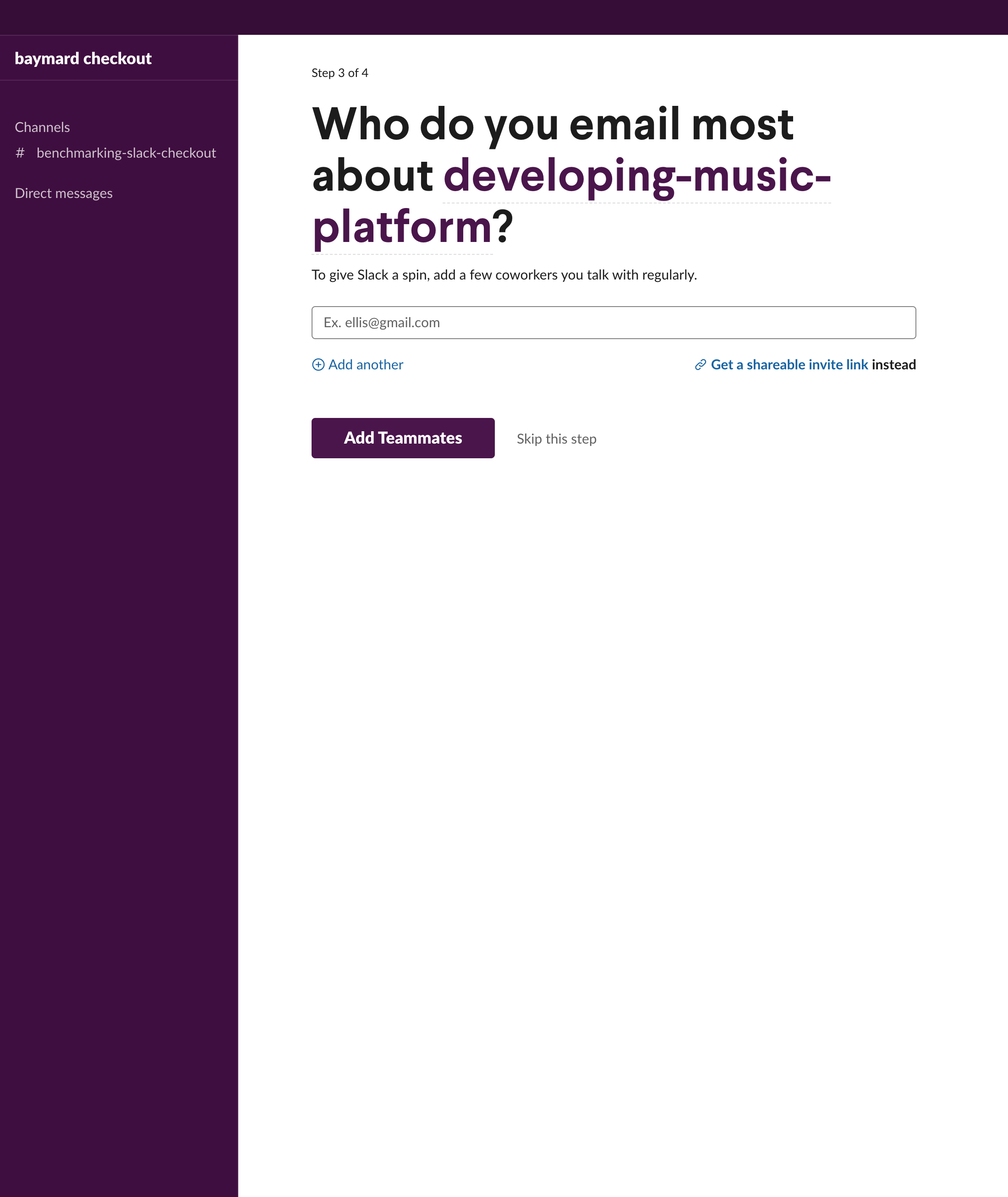 Desktop screenshot of Slack