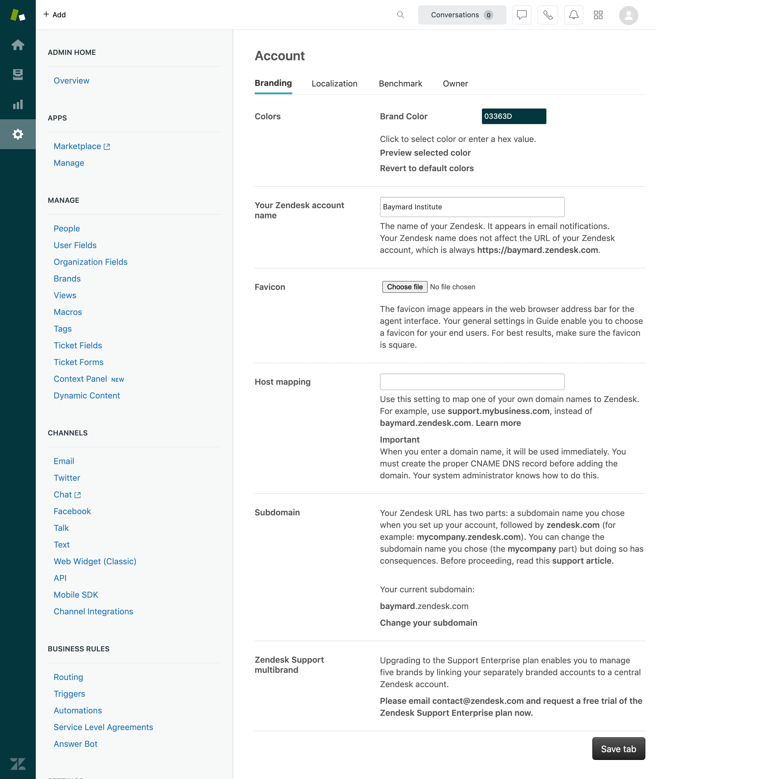 Zendesk’s Account Dashboard 363 of 419 Account Dashboard Examples