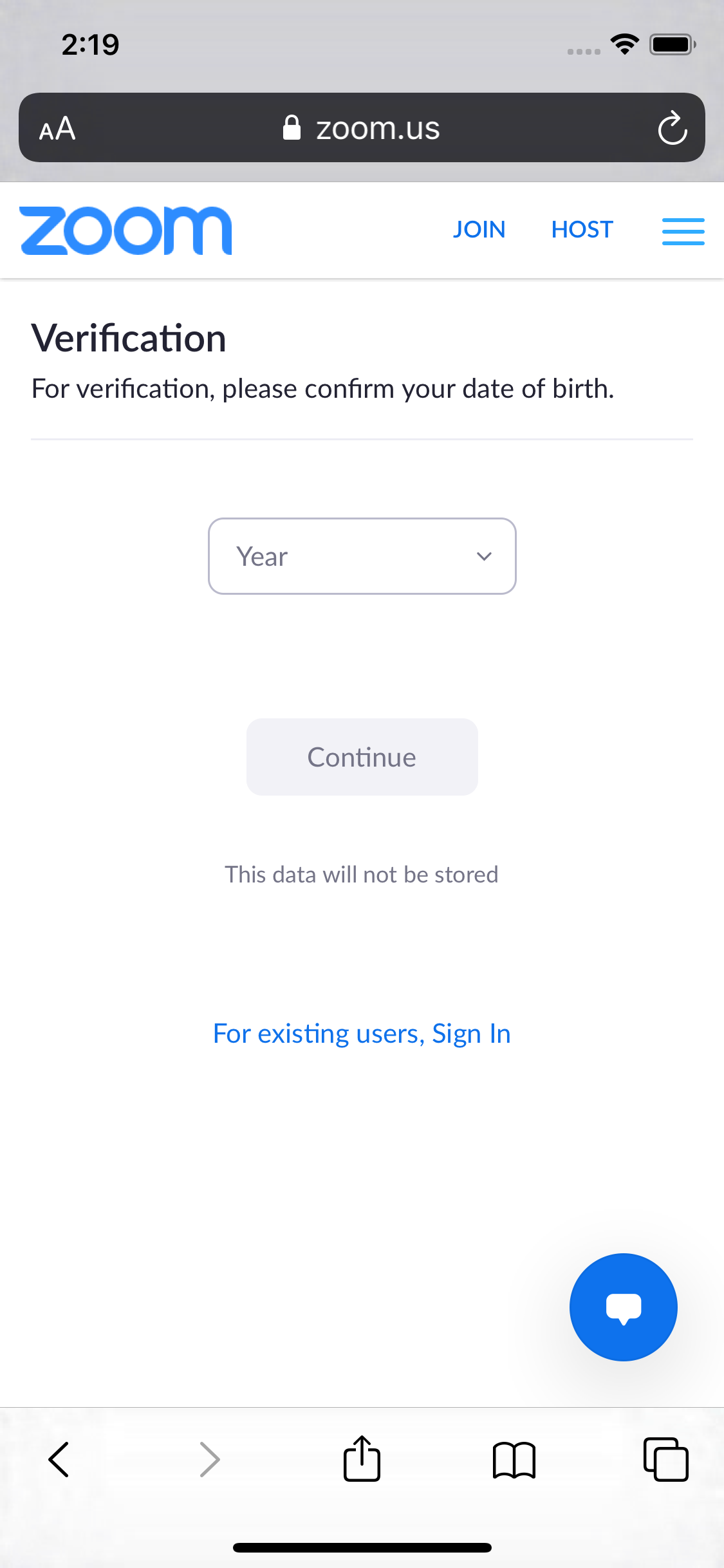 Zoom’s Mobile Account Selection 378 of 787 Account Selection Examples