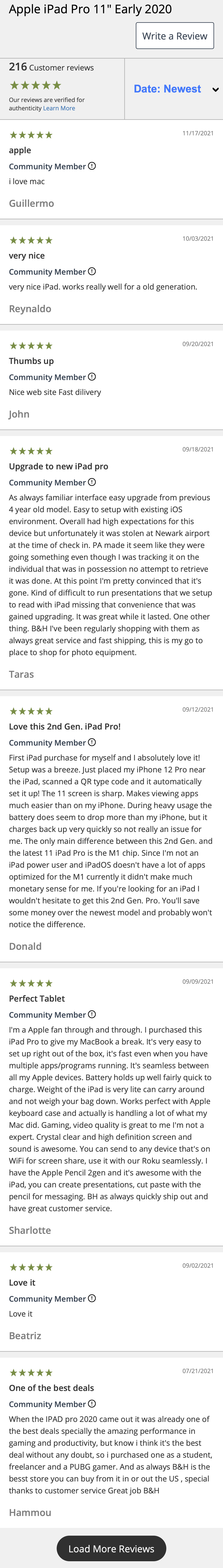 Mobile screenshot of B&H Photo