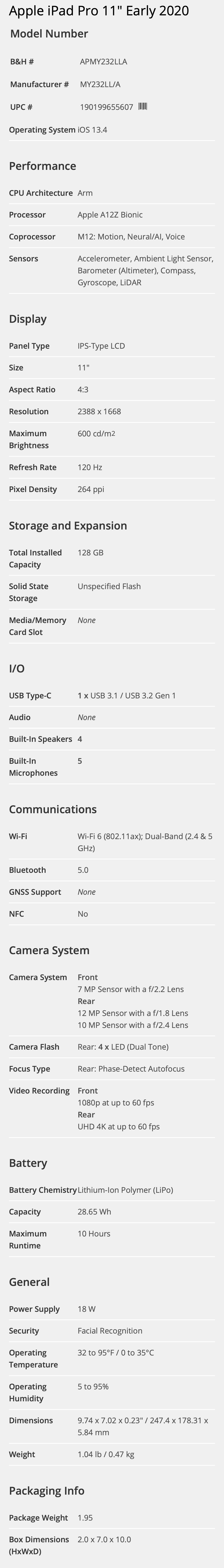 Mobile screenshot of B&H Photo