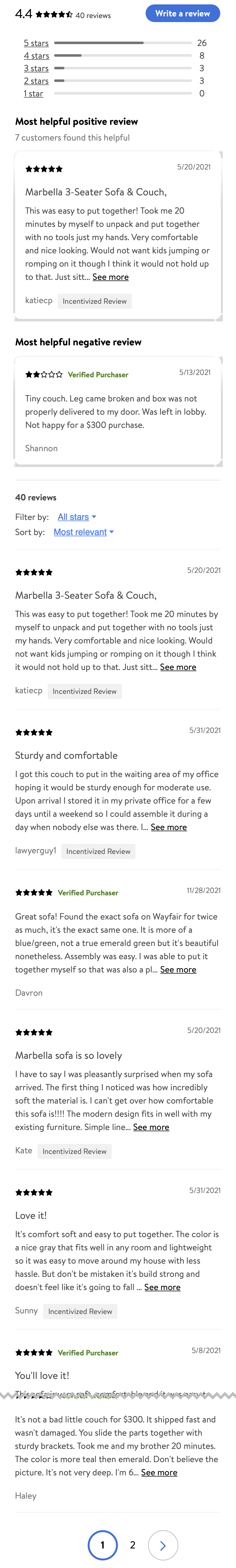 Mobile screenshot of Walmart