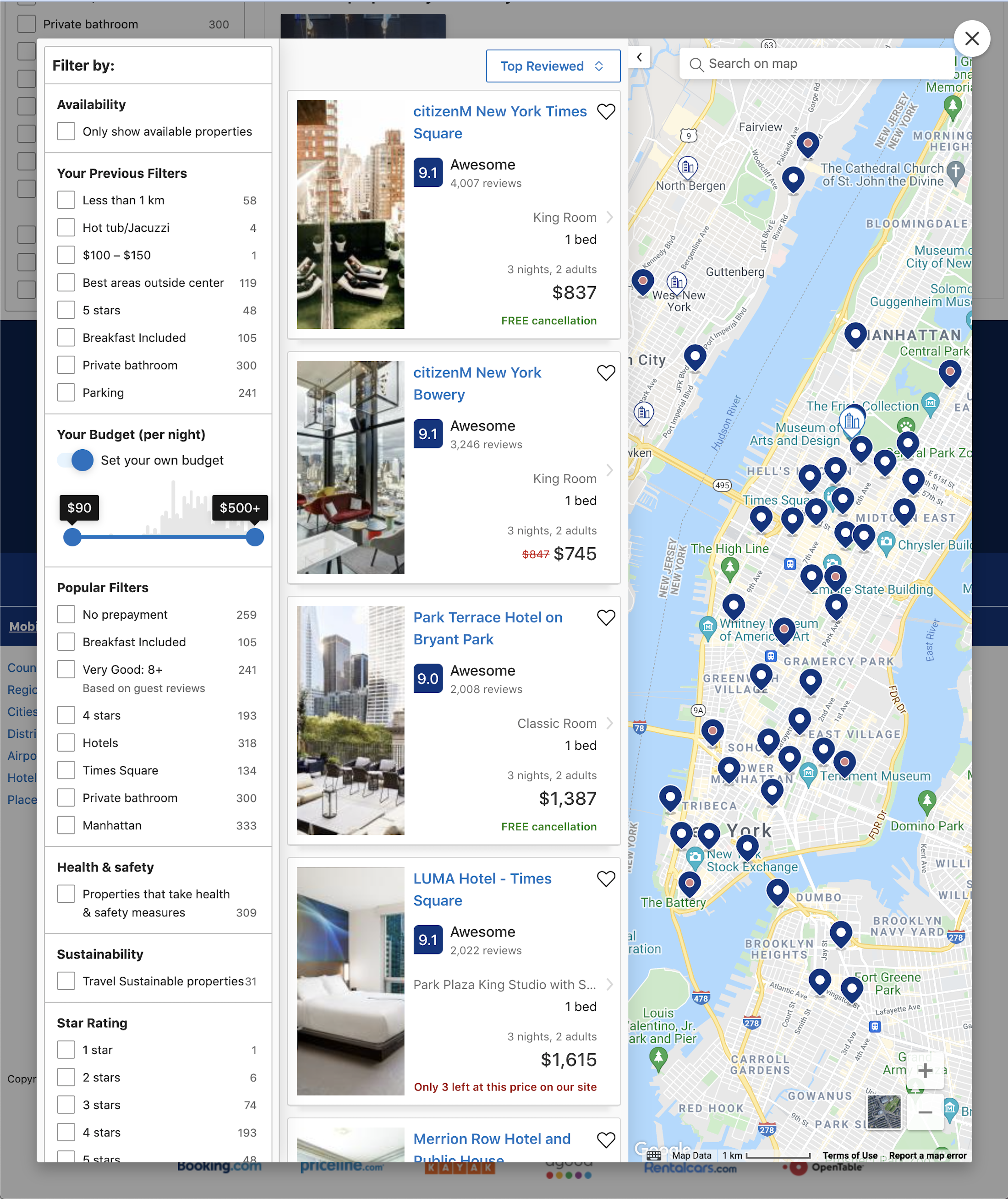 Desktop screenshot of Booking.com