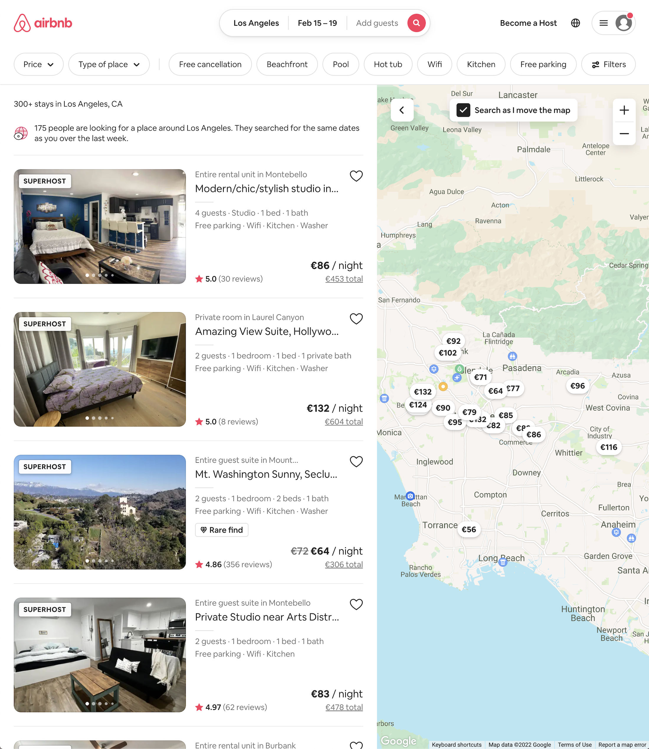 Desktop screenshot of Airbnb