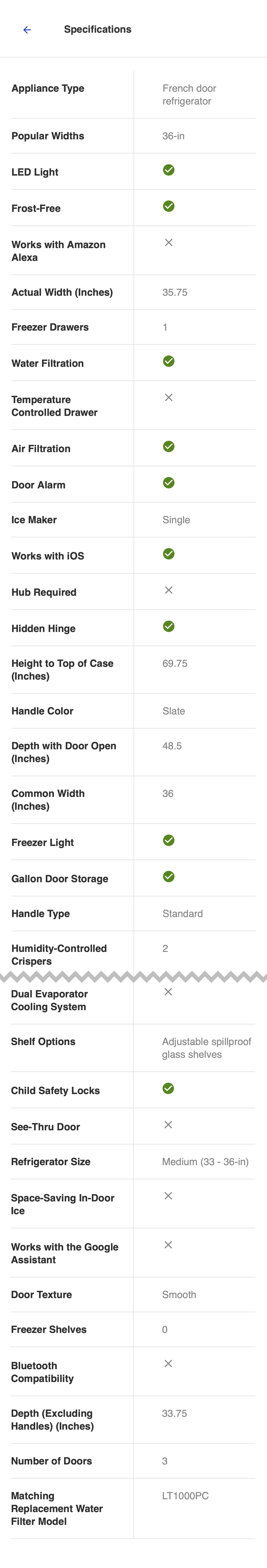 Mobile screenshot of Lowe’s