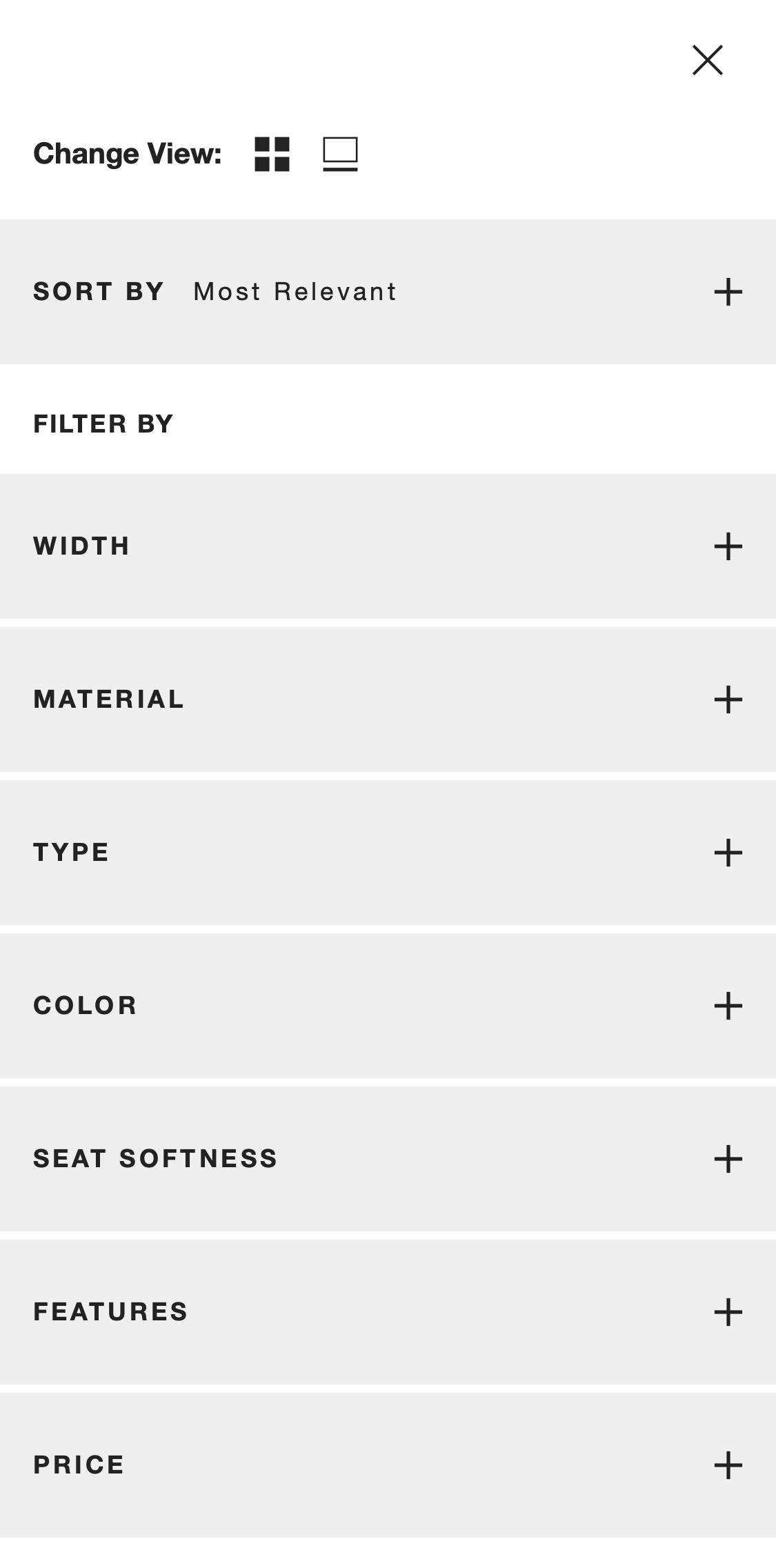 Mobile screenshot of Crate & Barrel