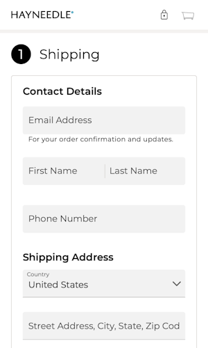 593 ‘Shipping Address’ Design Examples – Baymard Institute