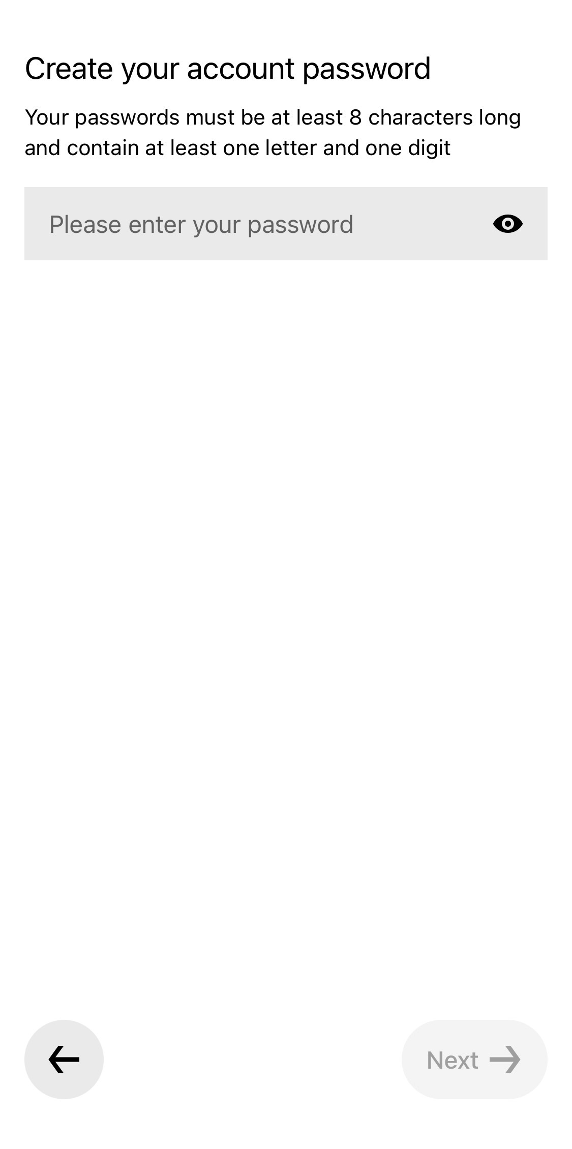 Mobile screenshot of Uber Eats