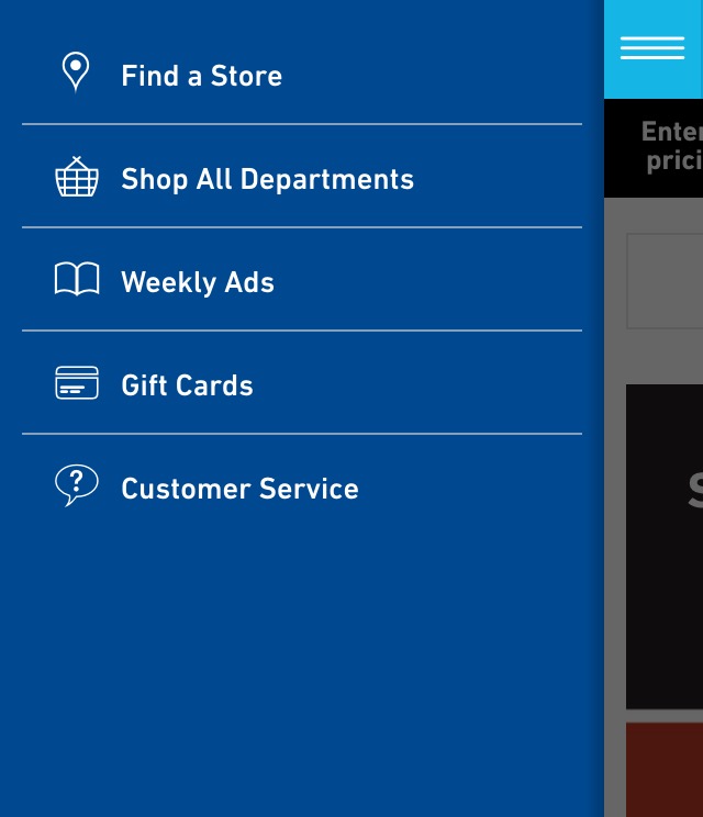 Mobile screenshot of Lowe’s