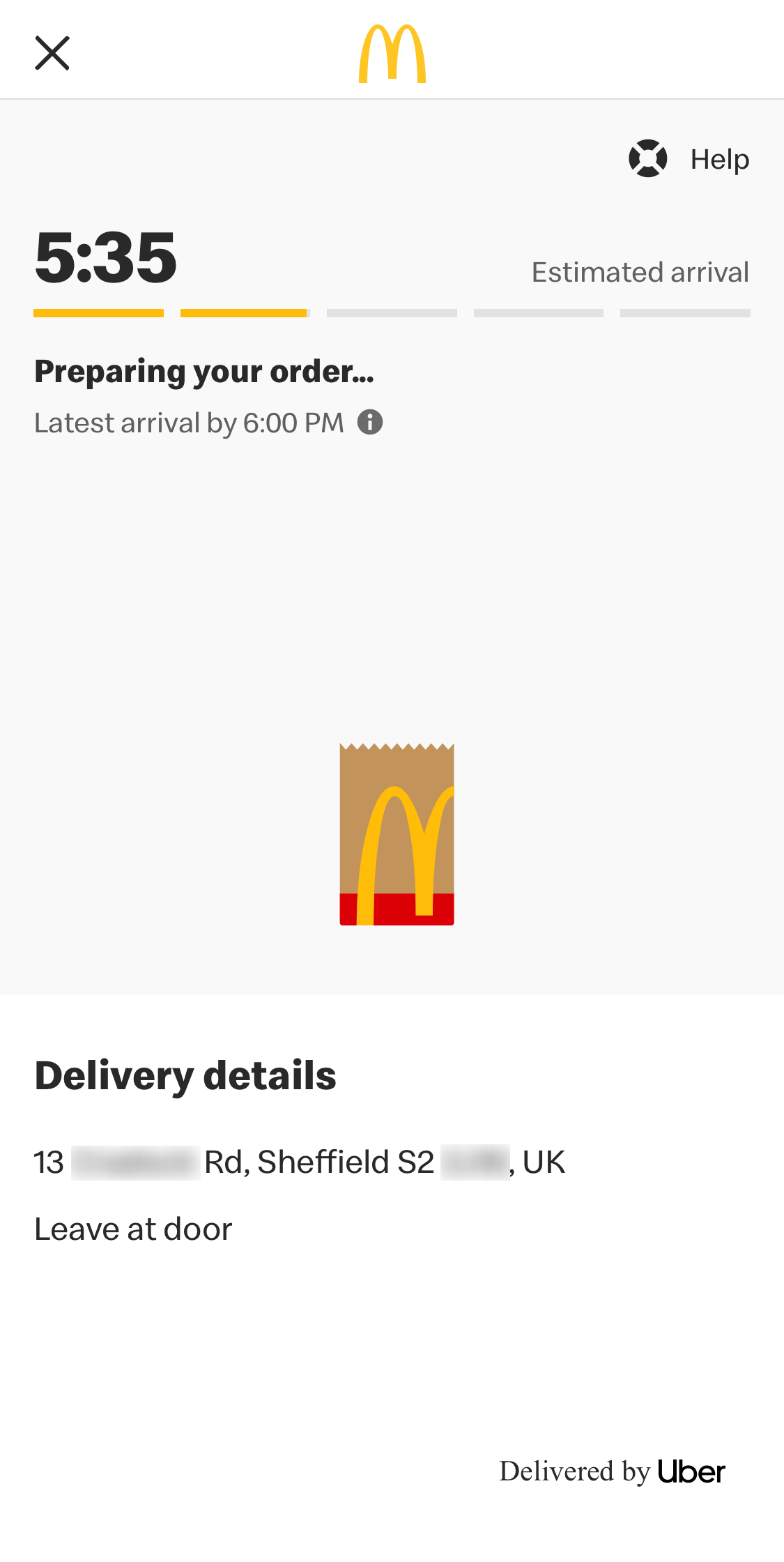 McDonald’s App Order Tracking Page 81 of 139 Order Tracking Page
