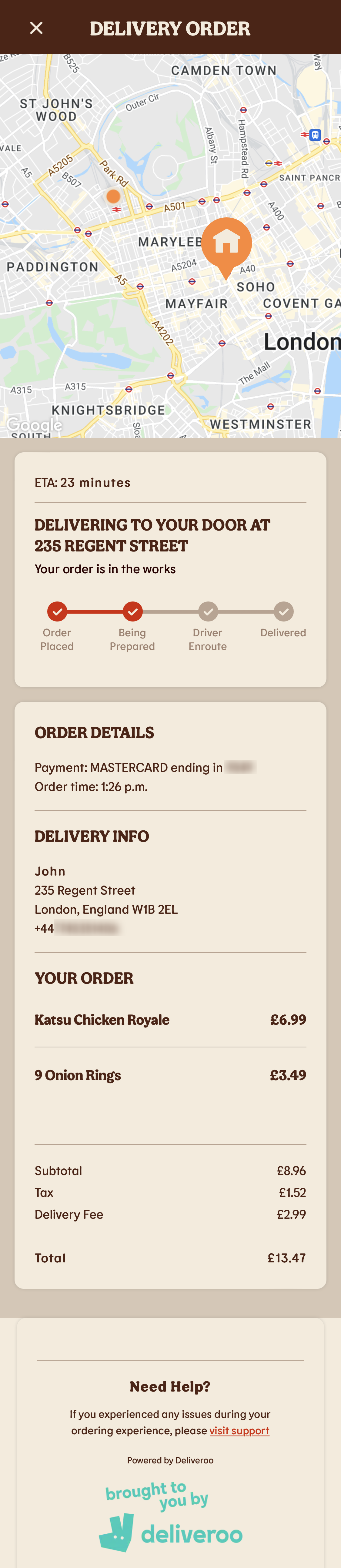 Mobile screenshot of Burger King