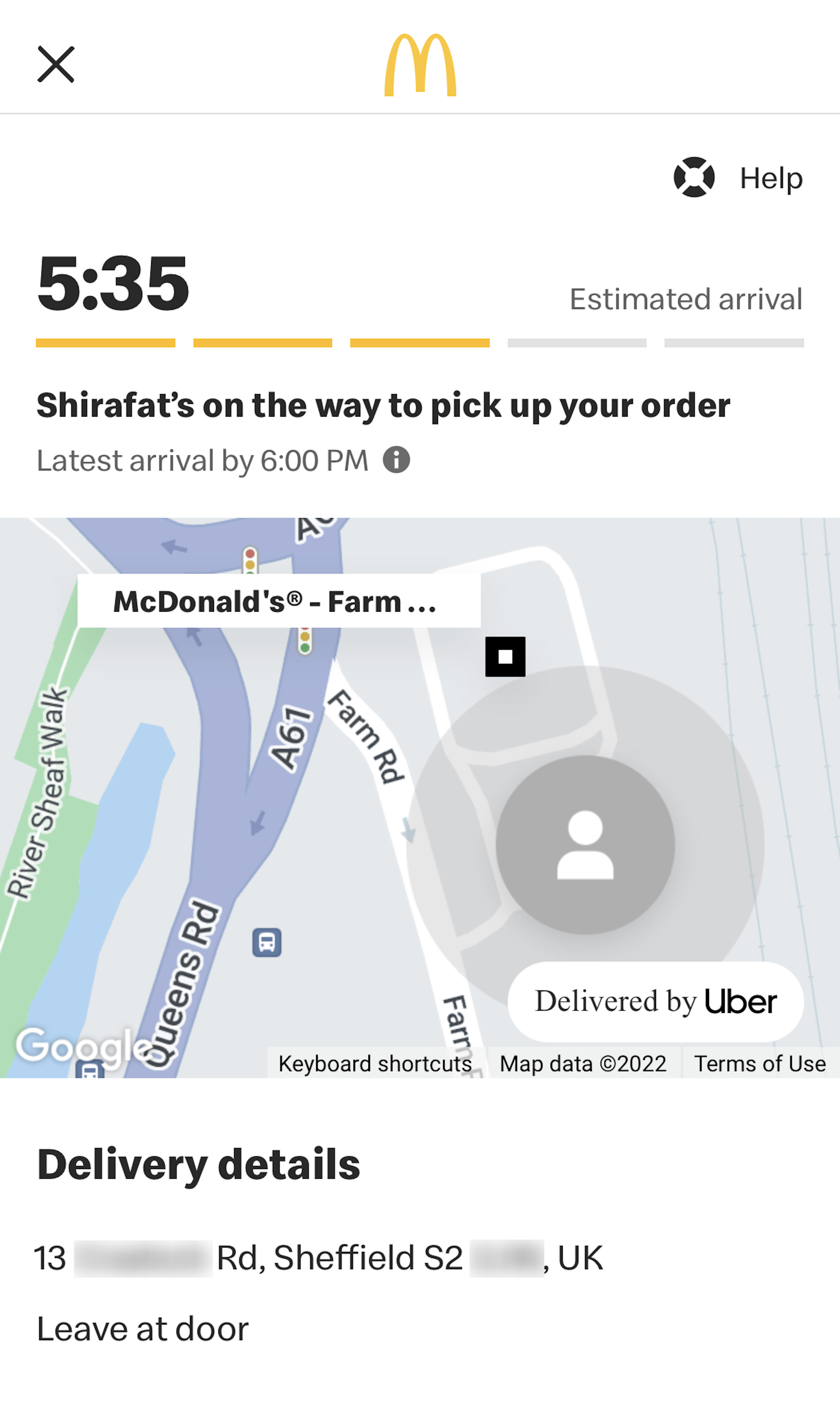 Mobile screenshot of McDonalds