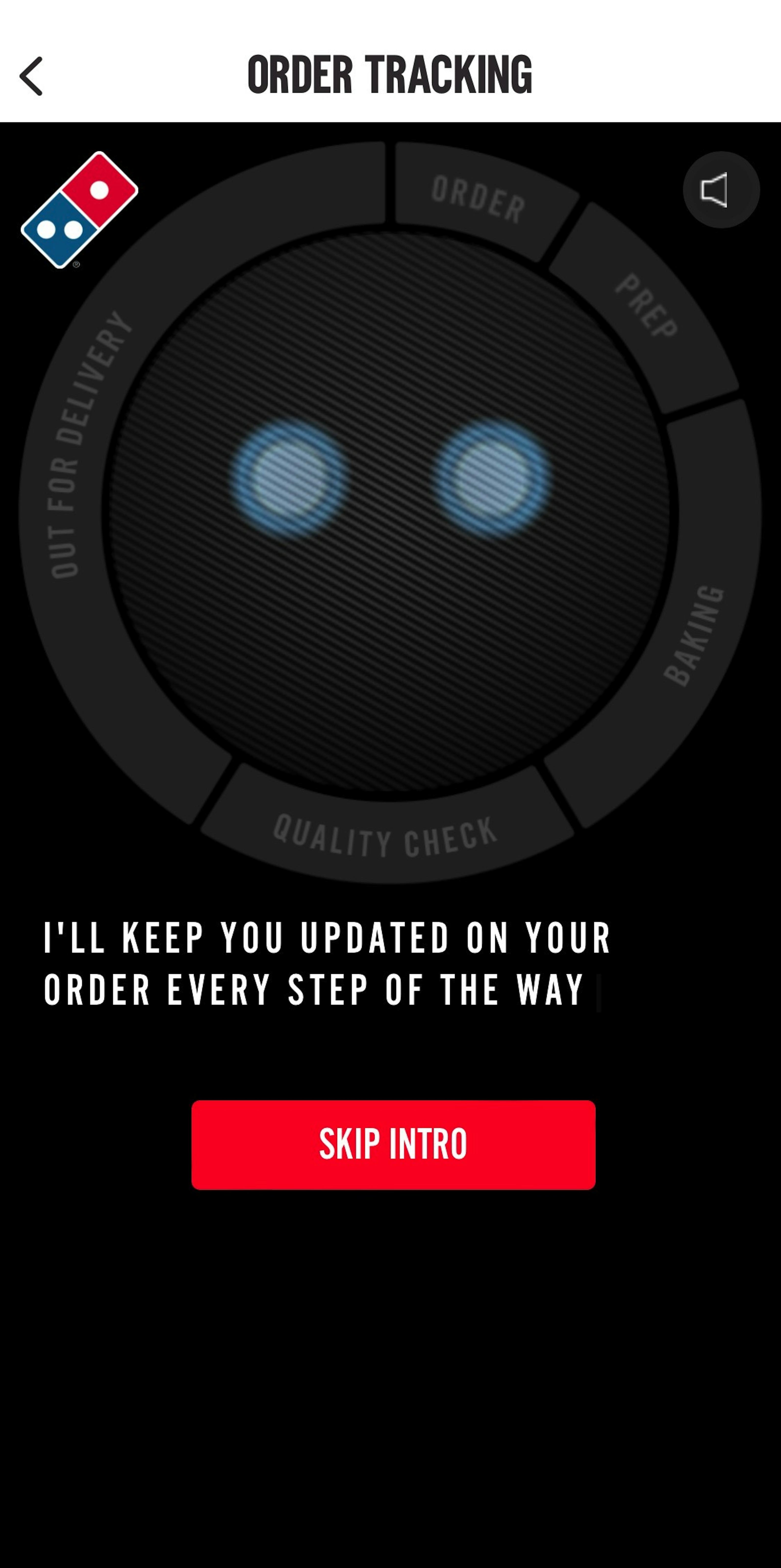 Mobile screenshot of Domino’s Pizza