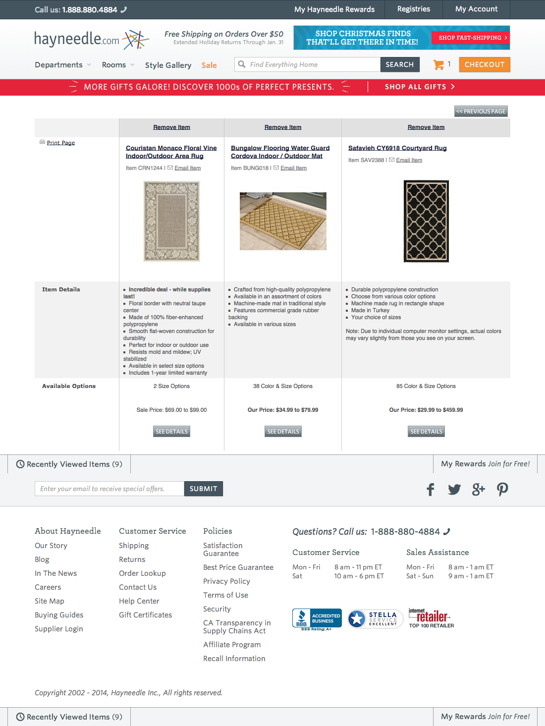 Desktop screenshot of Hayneedle