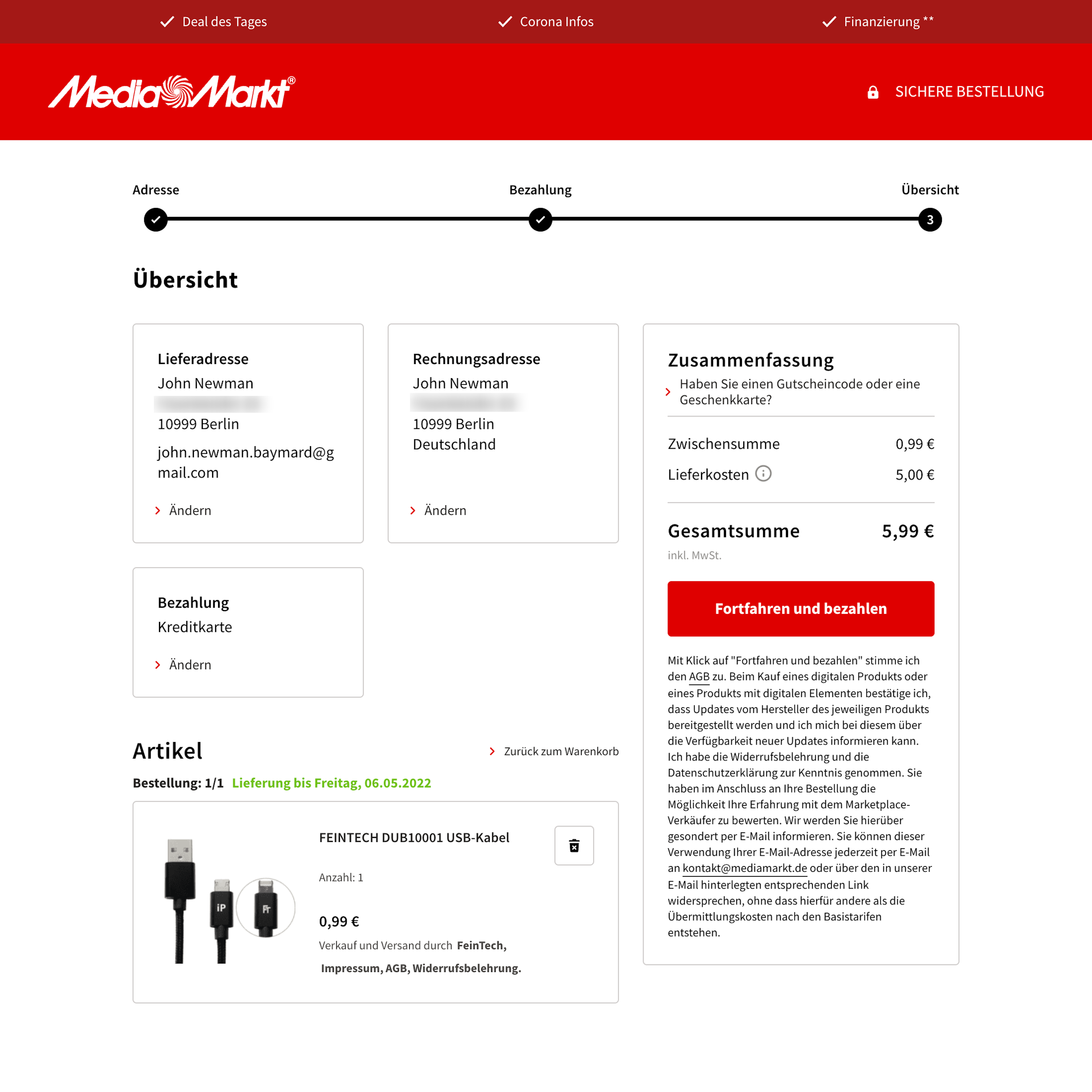 Desktop screenshot of MediaMarkt