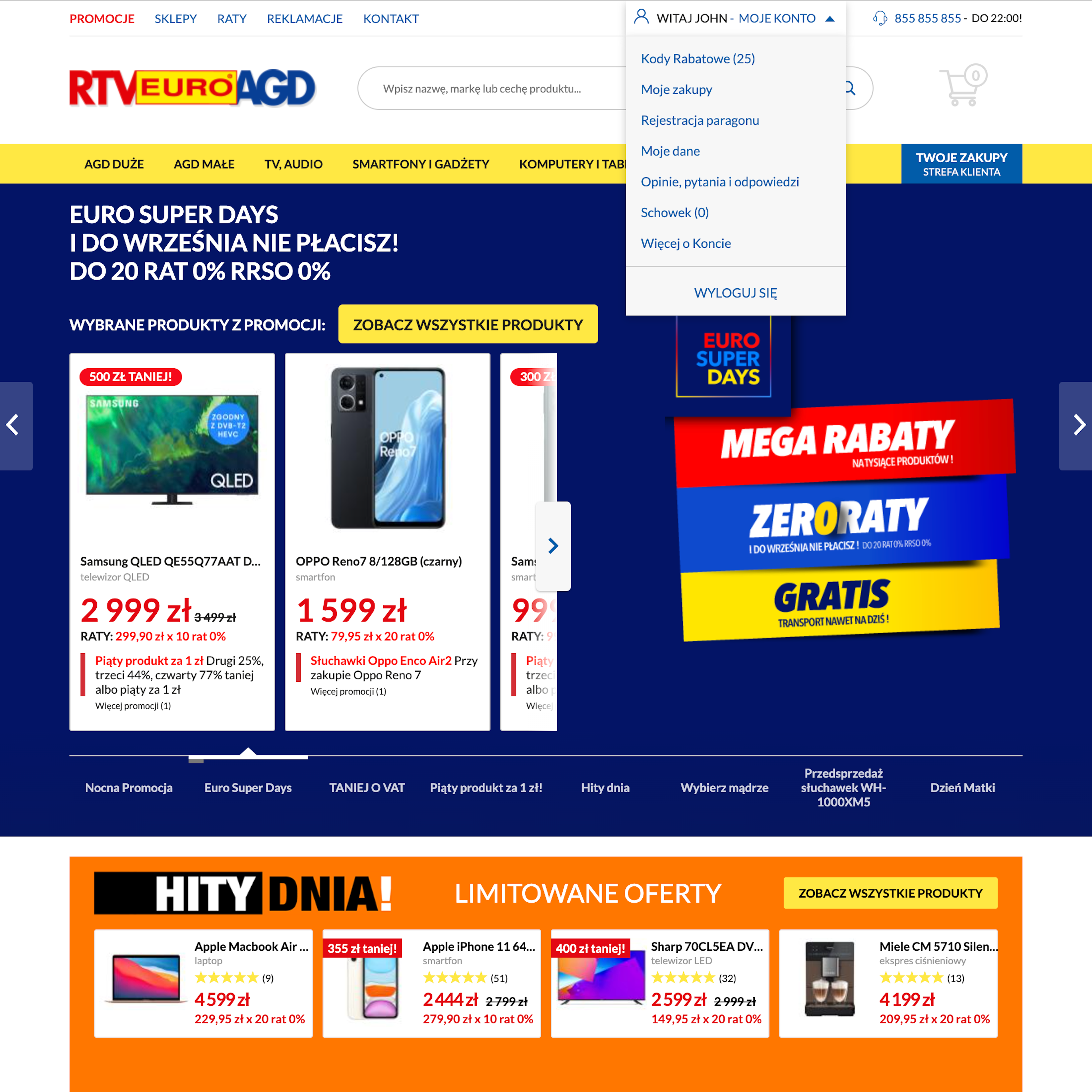 Desktop screenshot of RTV Euro AGD