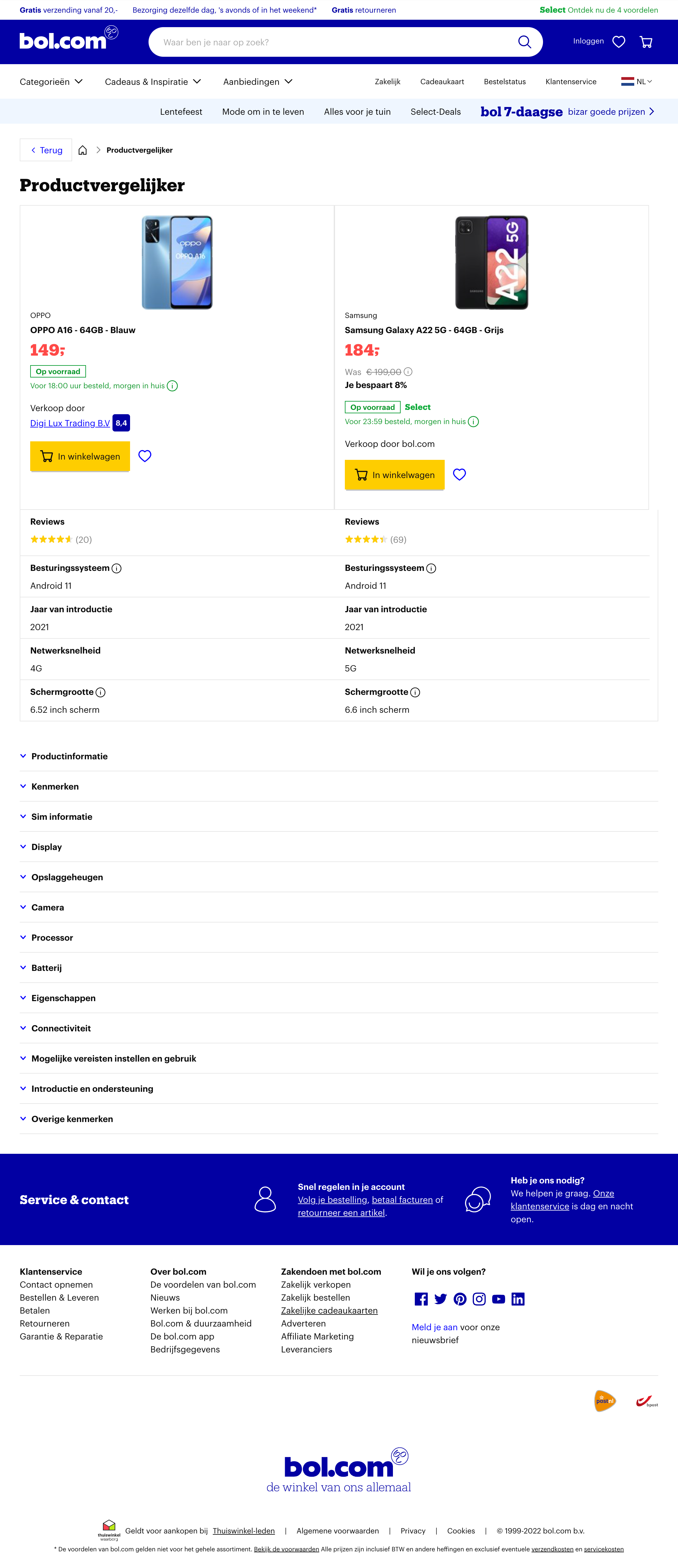 Desktop screenshot of bol