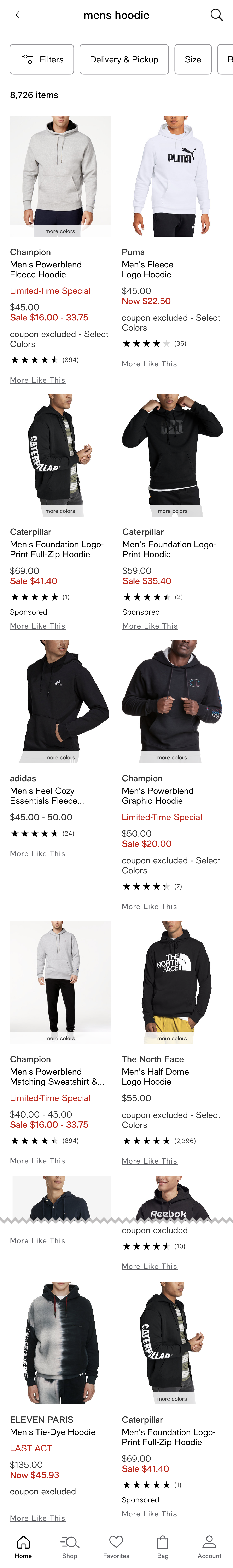 Mobile screenshot of Macy’s