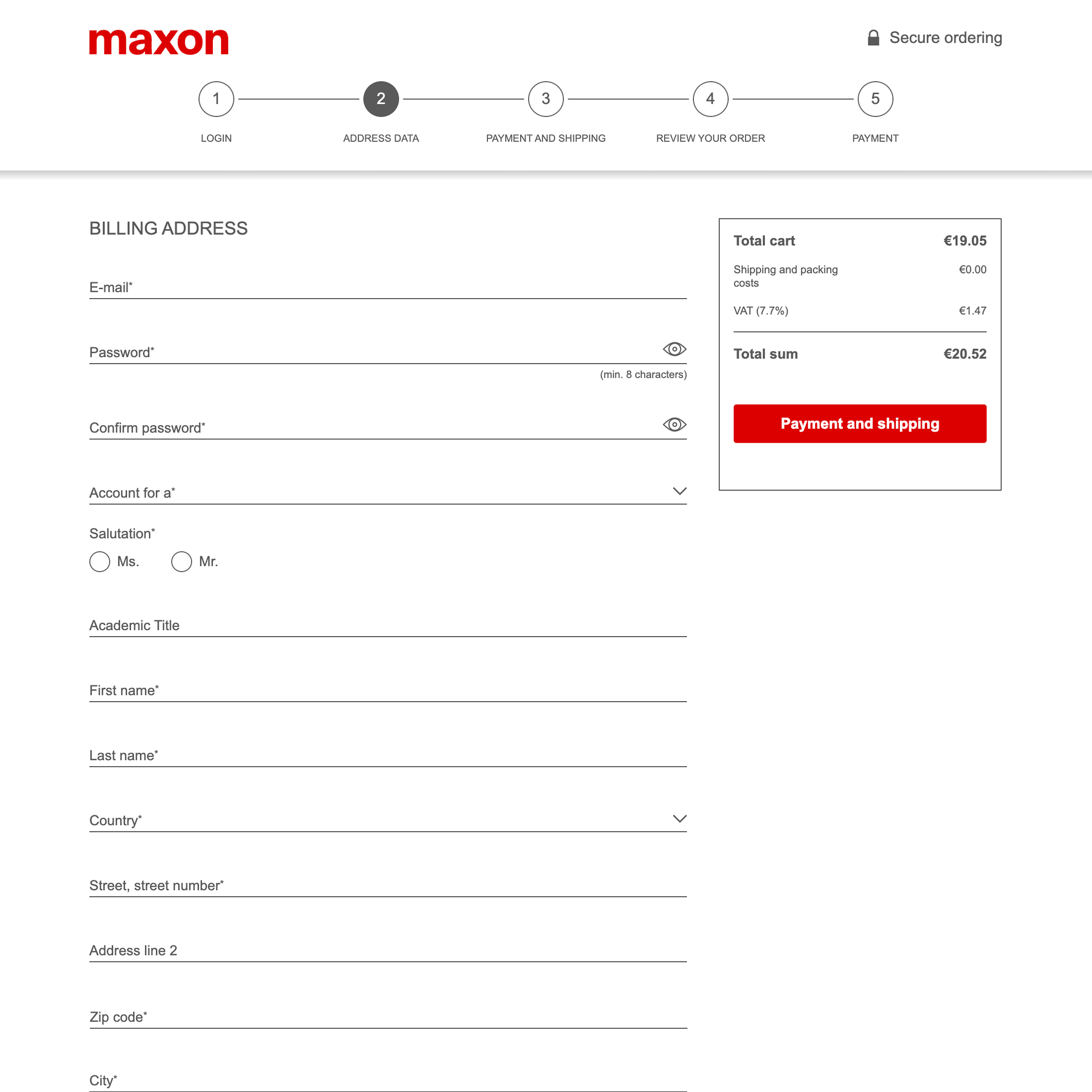 Desktop screenshot of Maxon