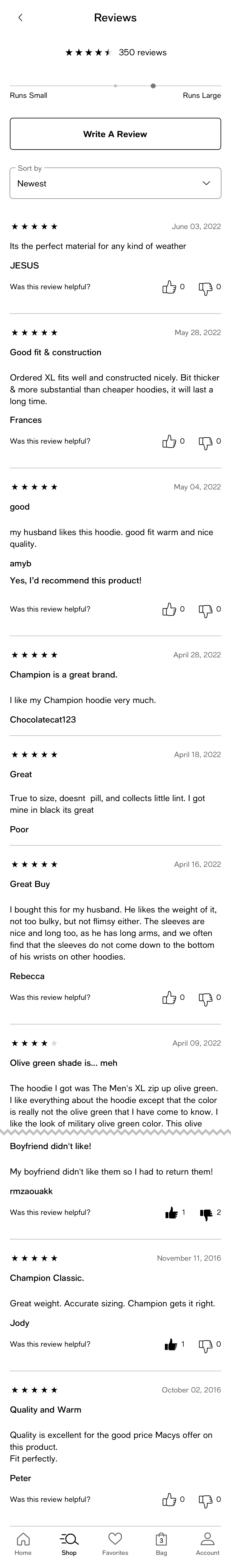 Mobile screenshot of Macy’s