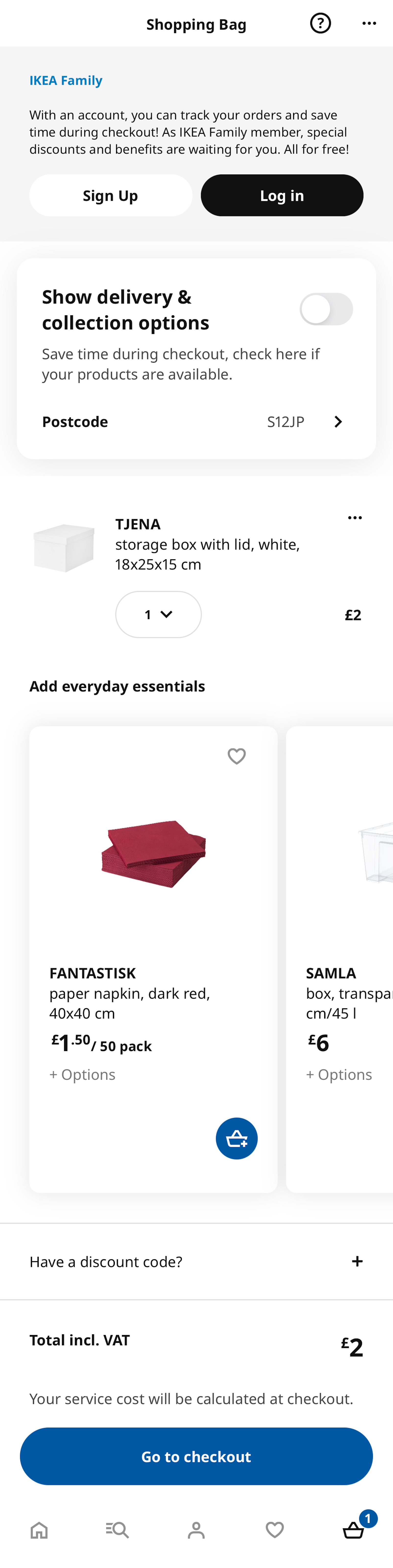 Mobile screenshot of IKEA