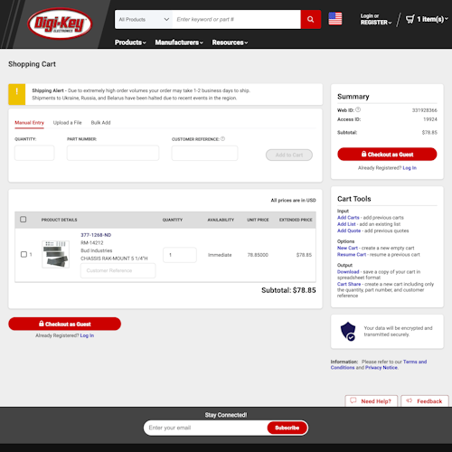 698 ‘Cart’ Design Examples – Baymard Institute