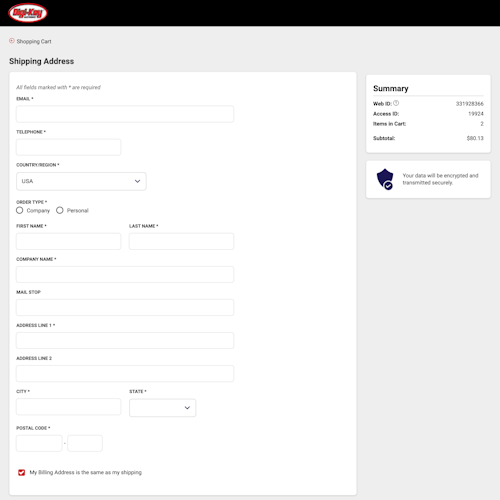 746 ‘Shipping Address’ Design Examples – Baymard Institute