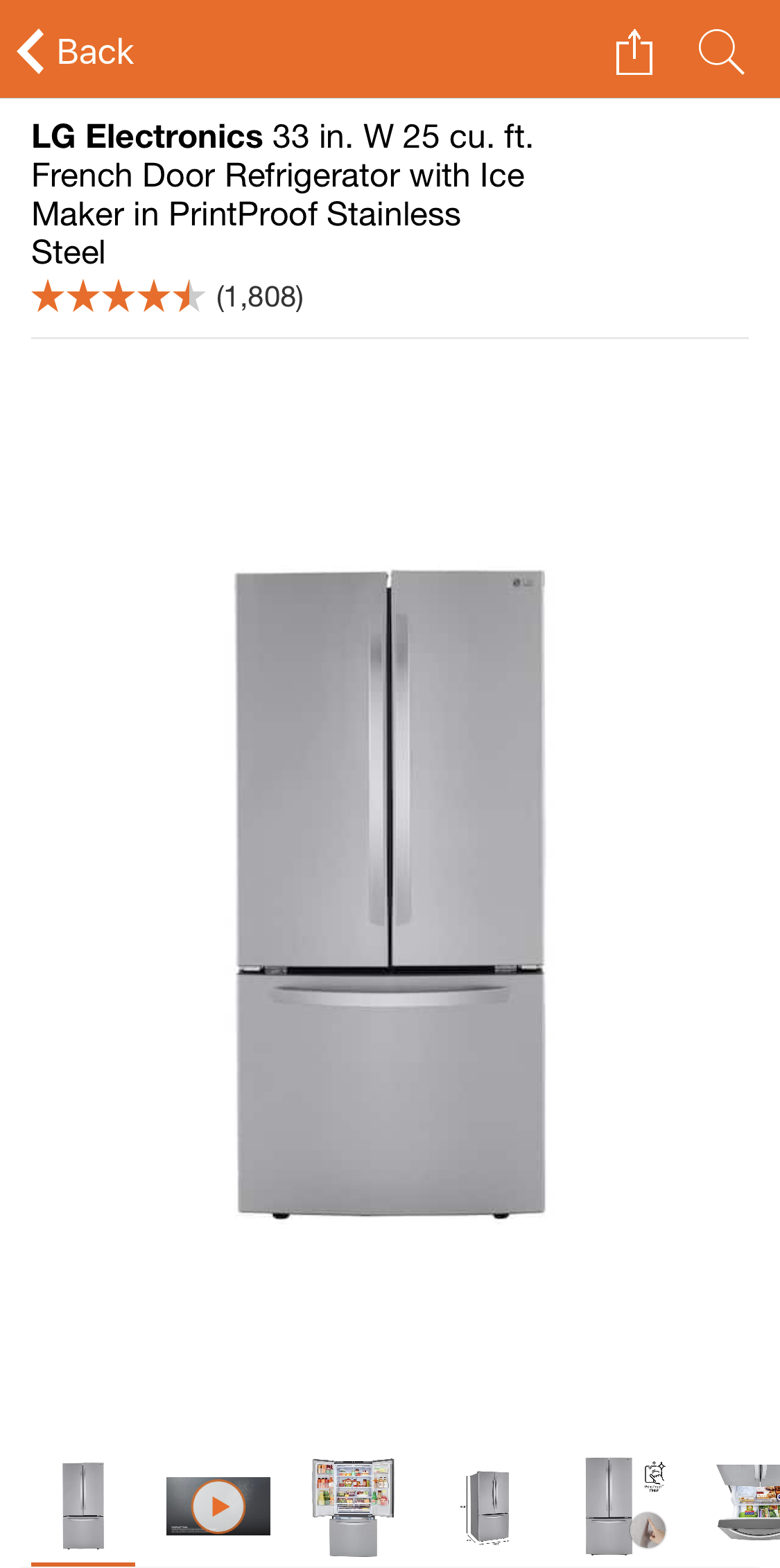 Mobile screenshot of Home Depot