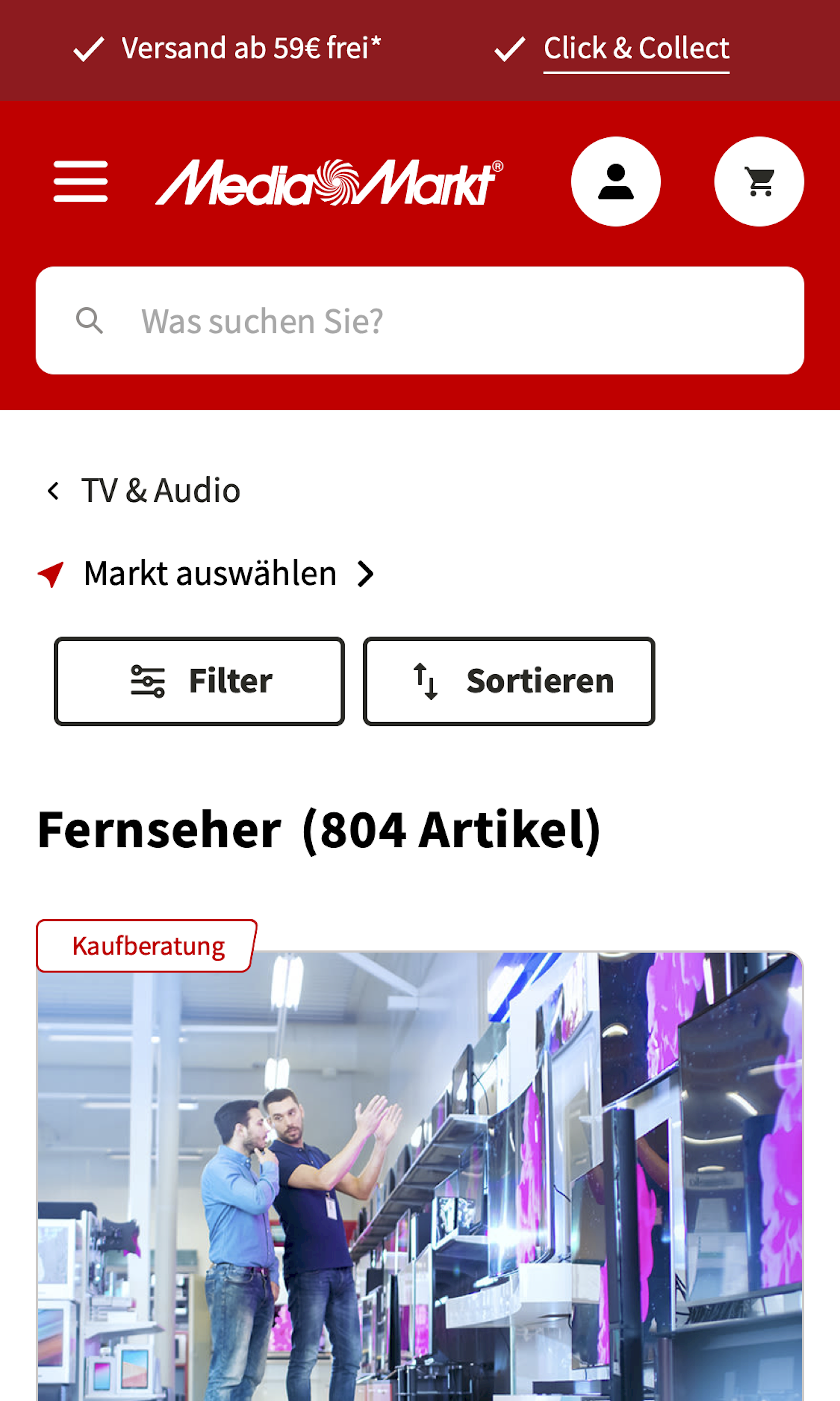Mobile screenshot of MediaMarkt