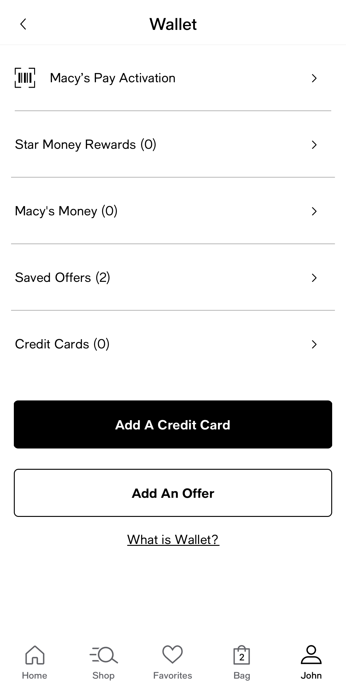 Mobile screenshot of Macy’s