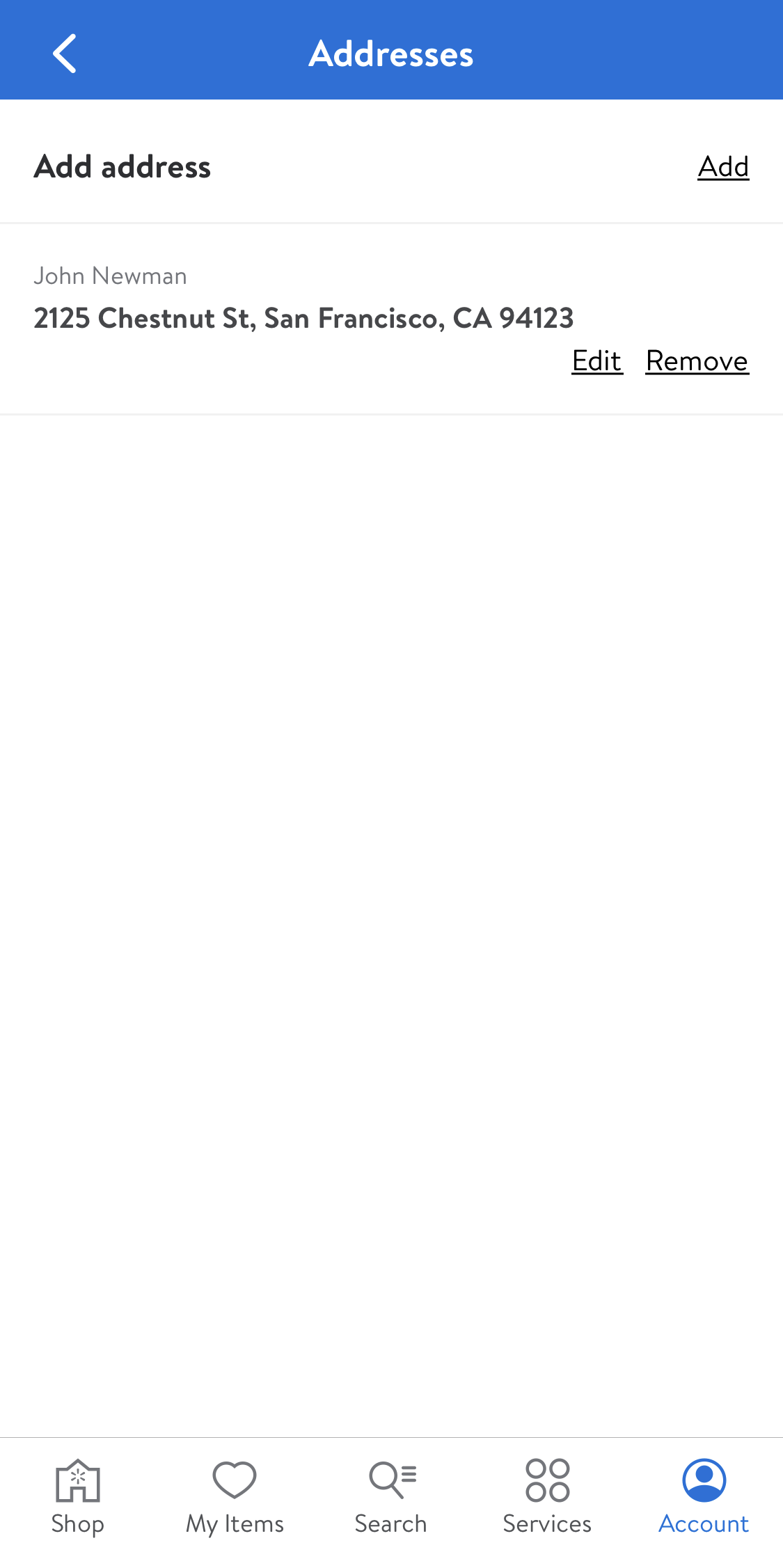 Mobile screenshot of Walmart