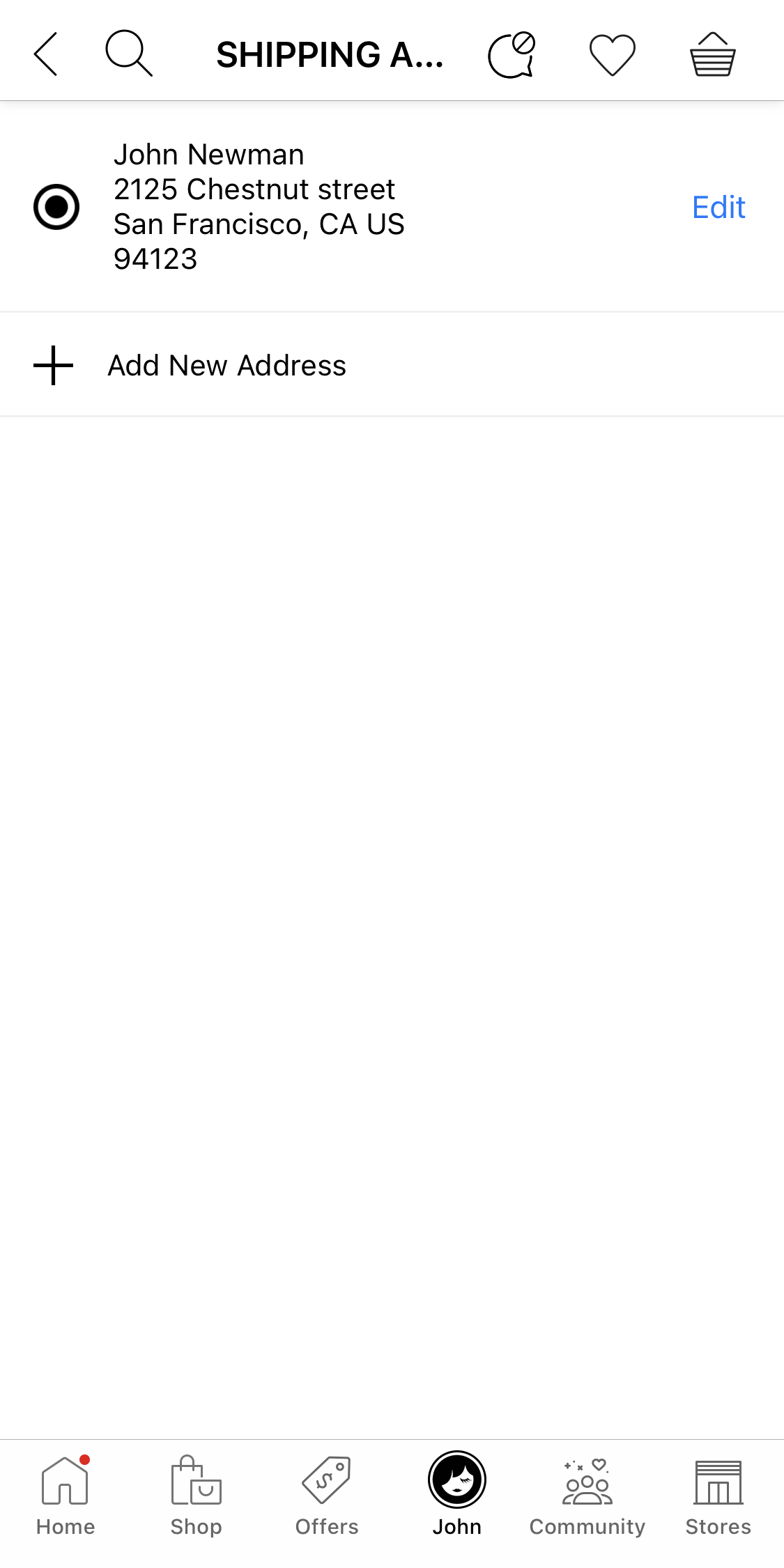 Sephora’s App Address Book 180 of 371 Address Book Examples Baymard