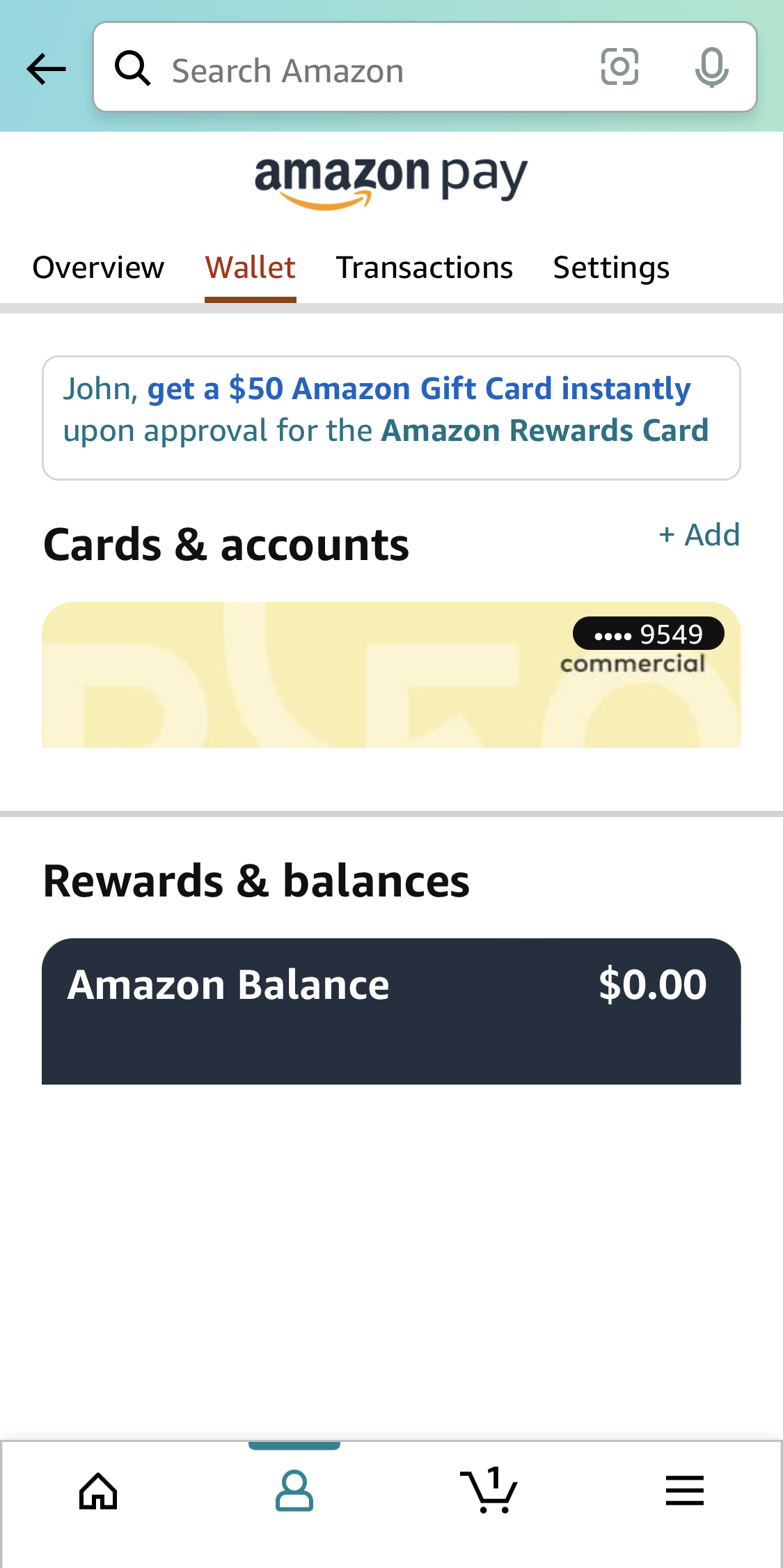 Amazon.com Gift Card | Walgreens