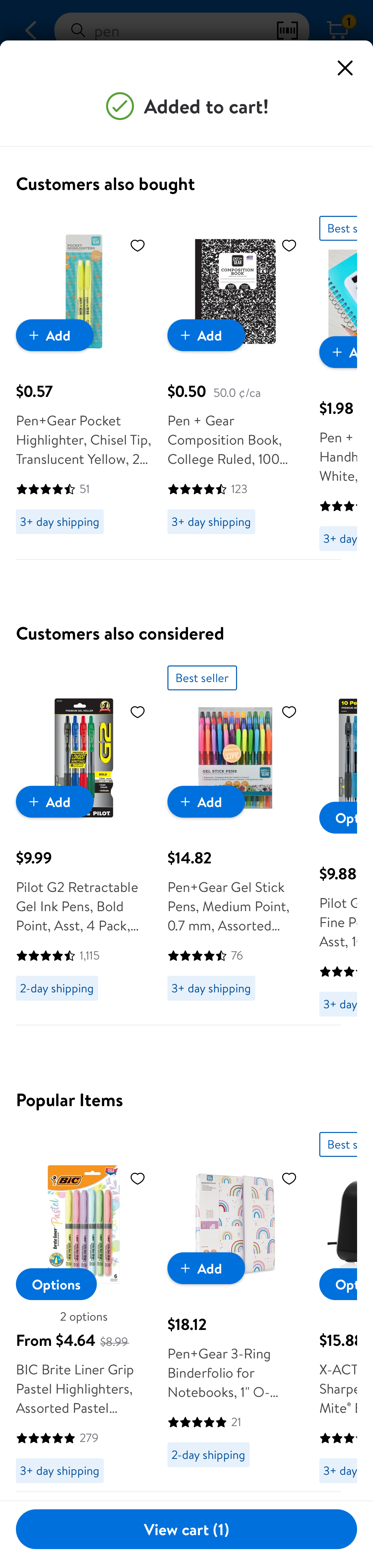 Mobile screenshot of Walmart