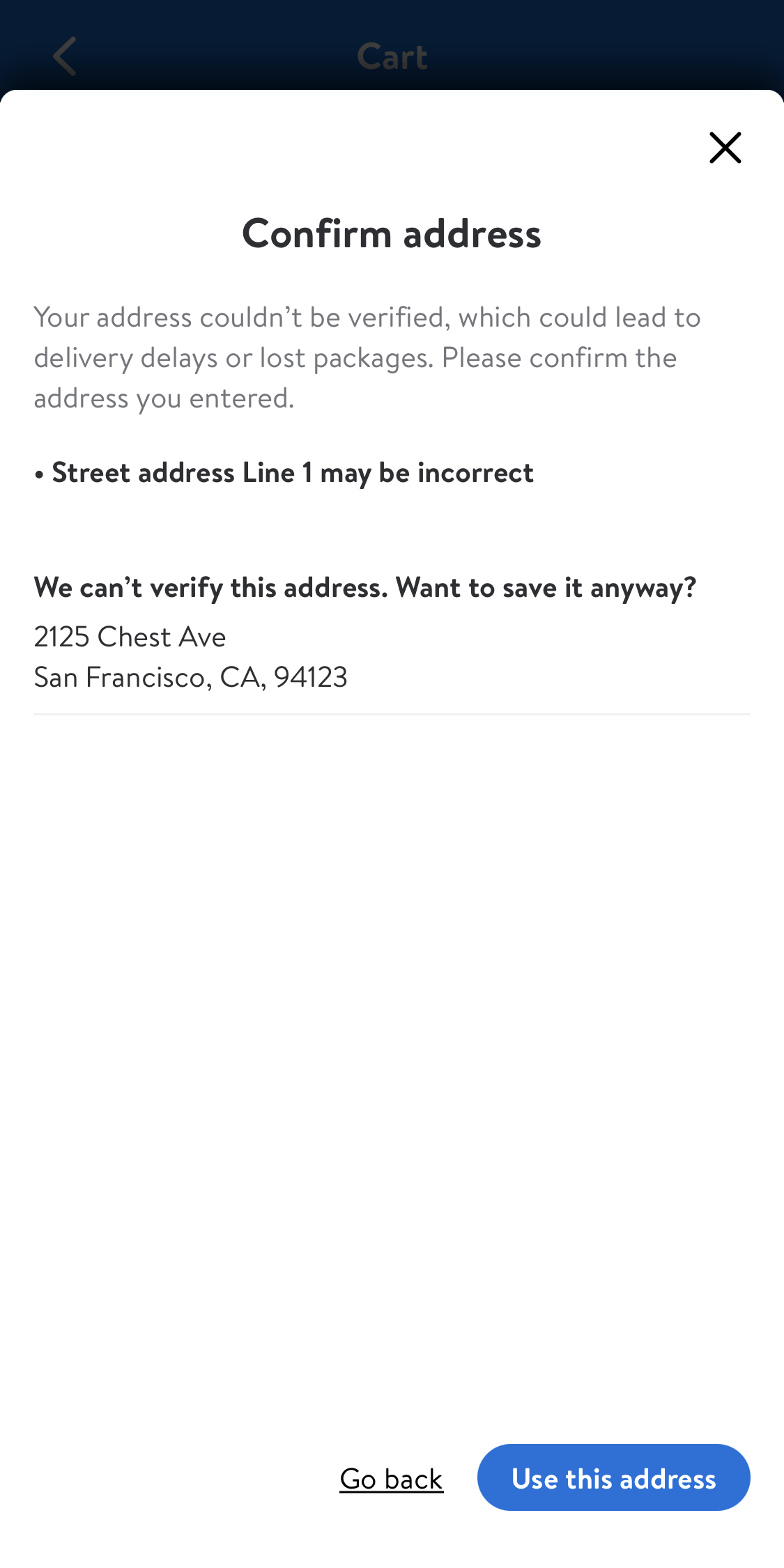 Mobile screenshot of Walmart