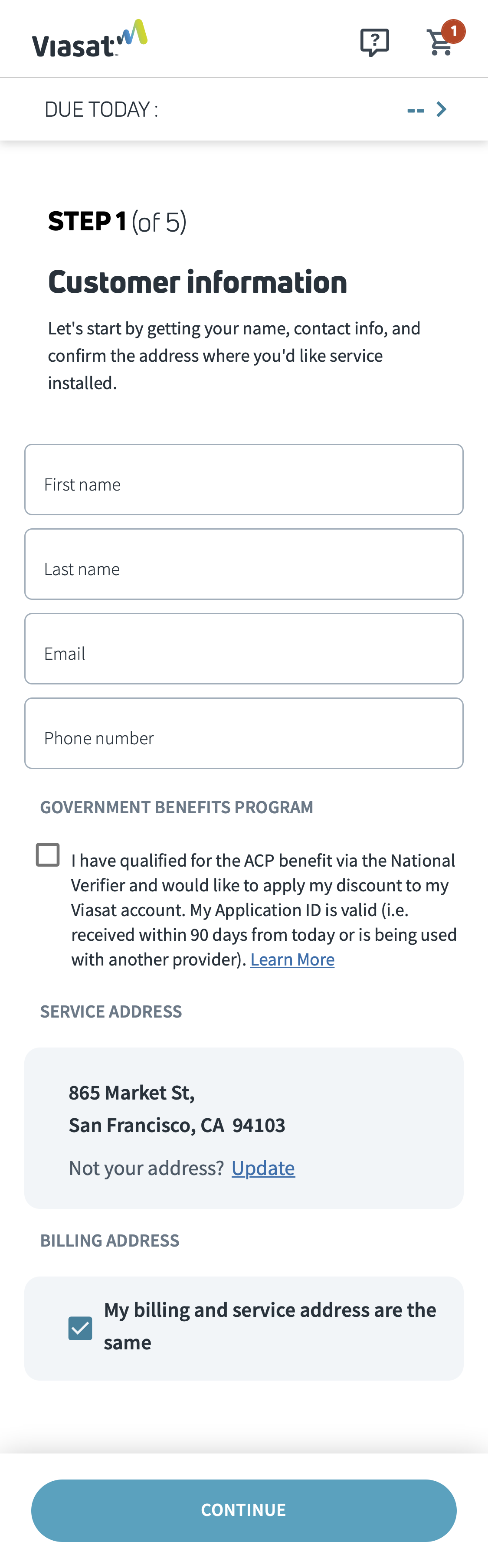 Mobile screenshot of Viasat