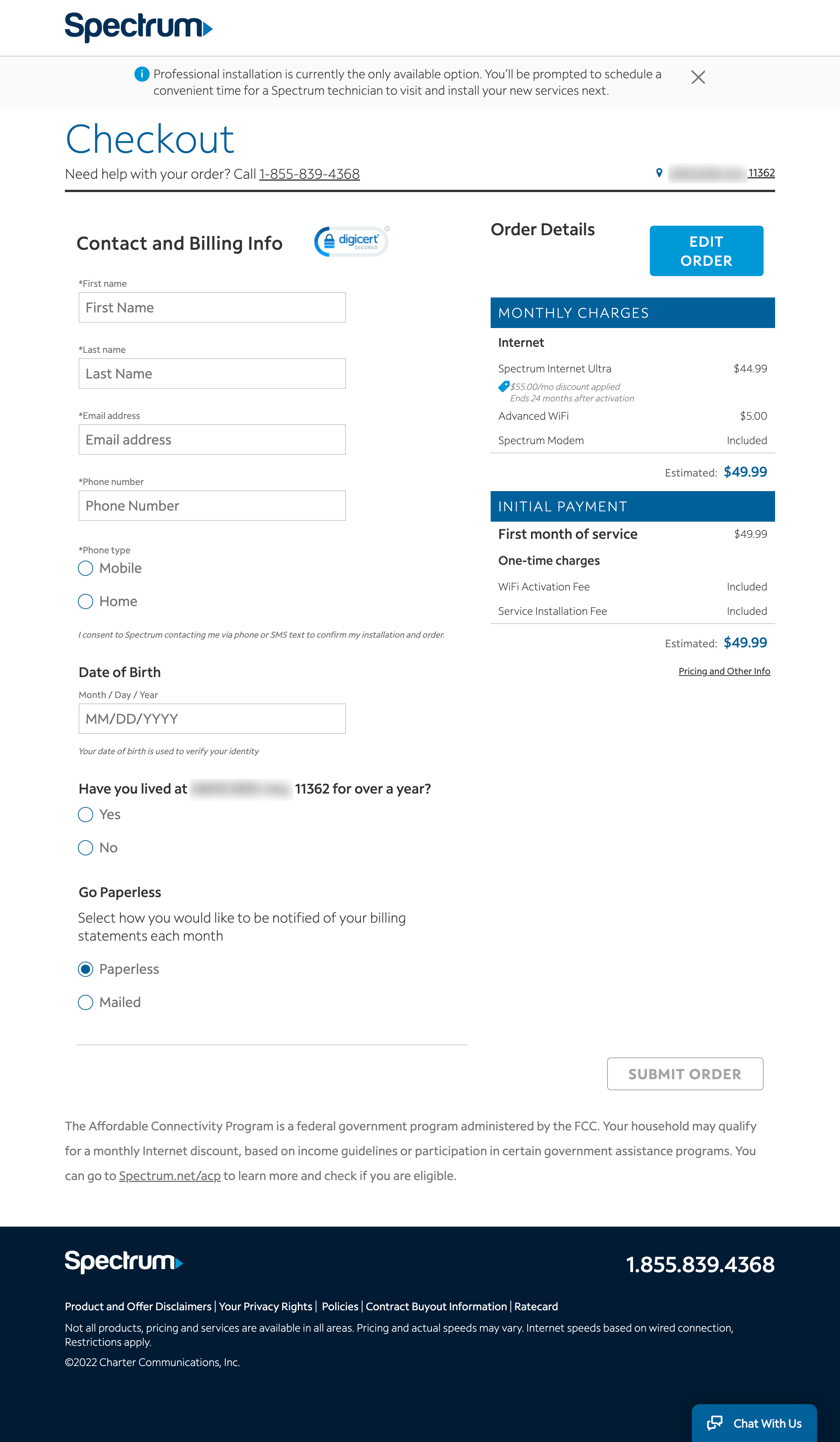 Desktop screenshot of Spectrum