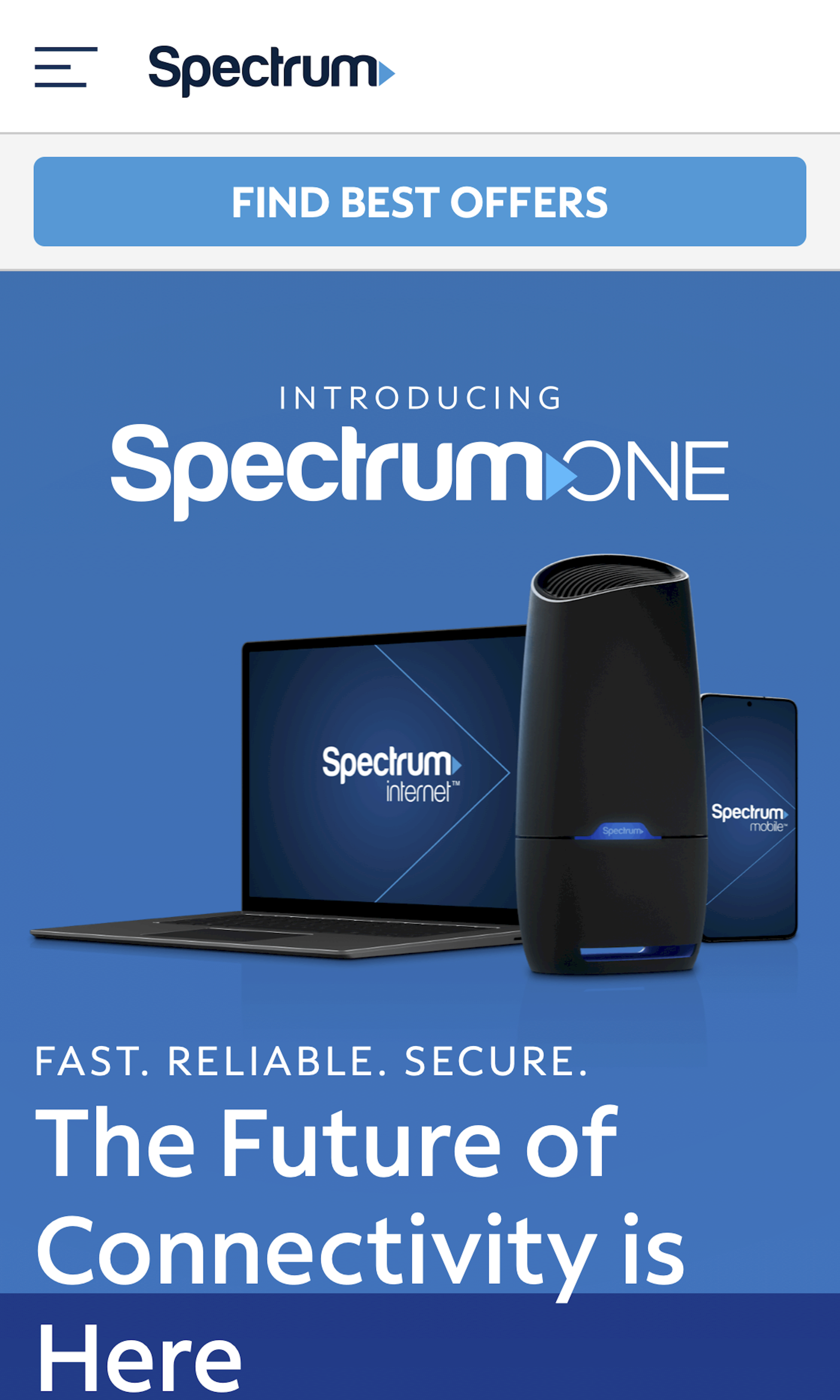 Mobile screenshot of Spectrum