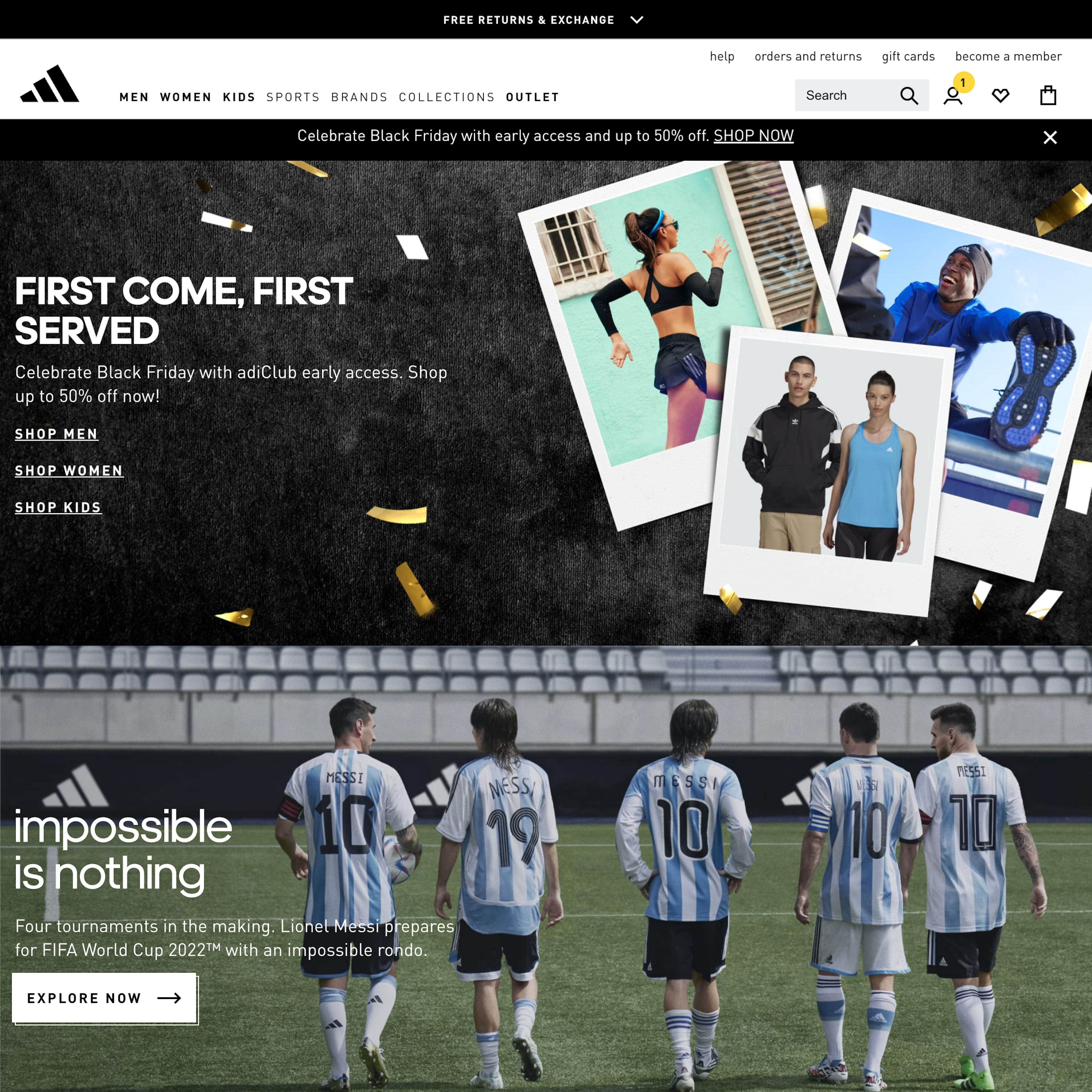 Desktop screenshot of Adidas