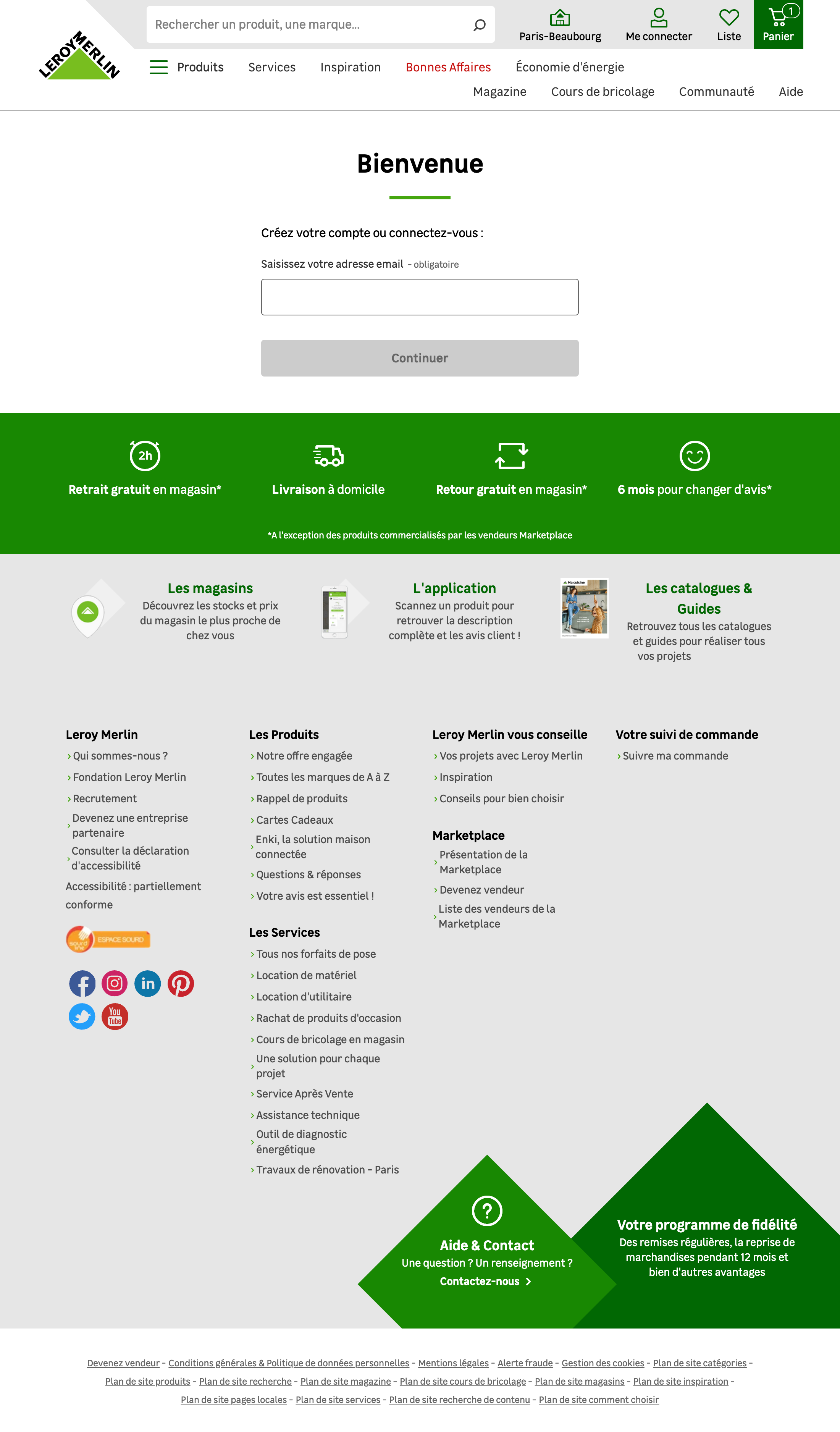 Leroy Merlin’s Account Selection 192 of 841 Account Selection