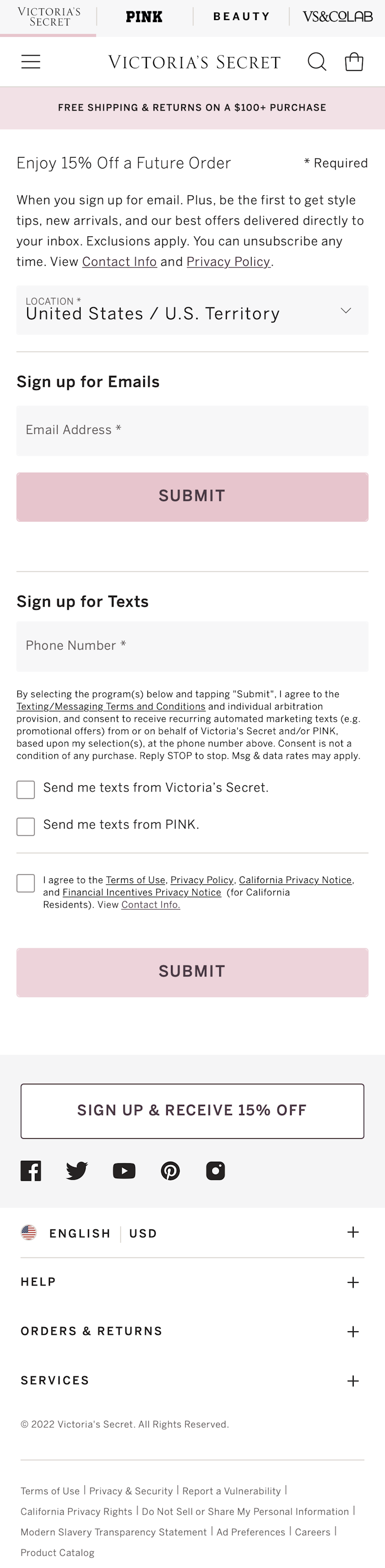 Victoria's Secret's Newsletter Management – 202 of 287 Newsletter