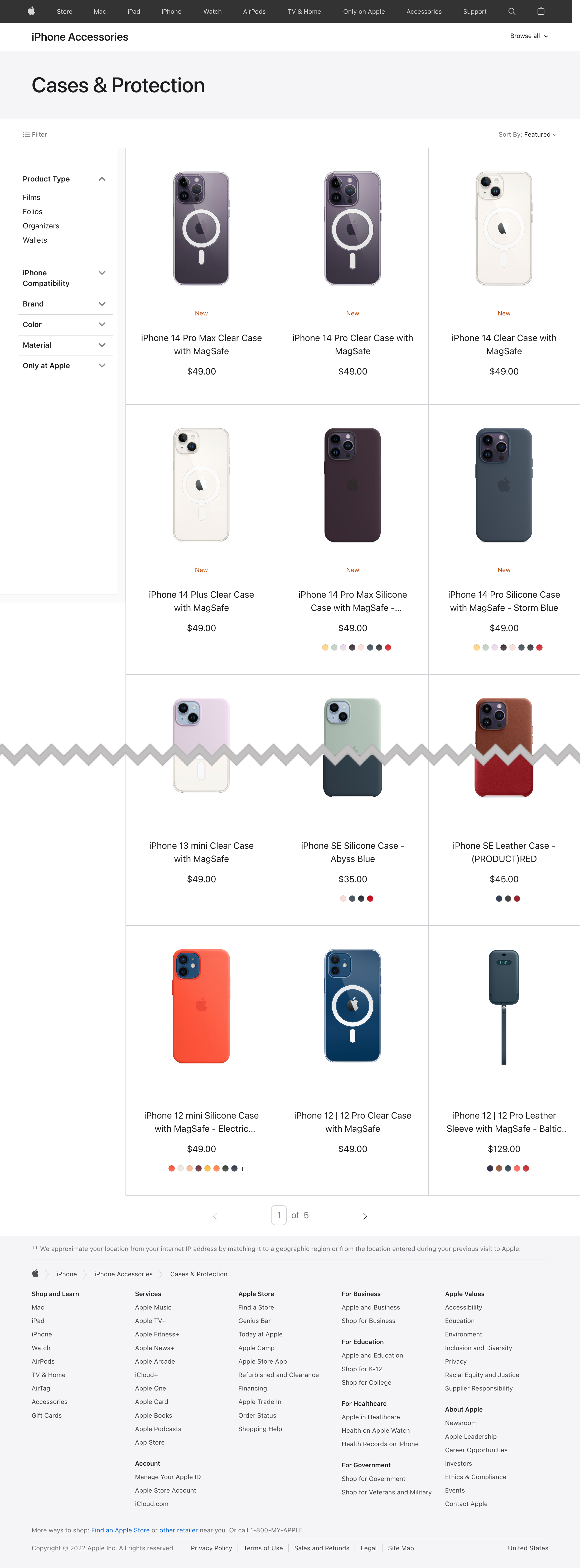 Desktop screenshot of Apple