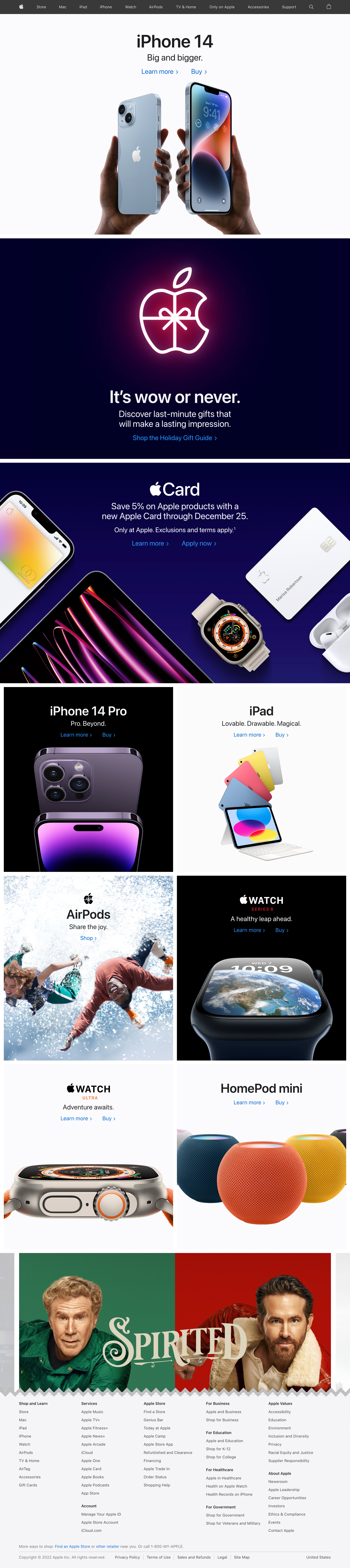 Desktop screenshot of Apple