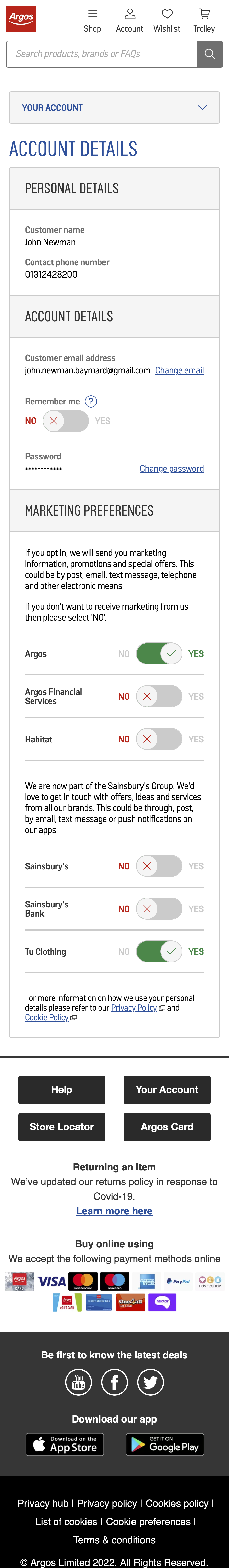 Argos’ Mobile Newsletter Management 87 of 287 Newsletter Management