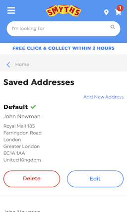 285 ‘Address Book’ Design Examples – Baymard Institute